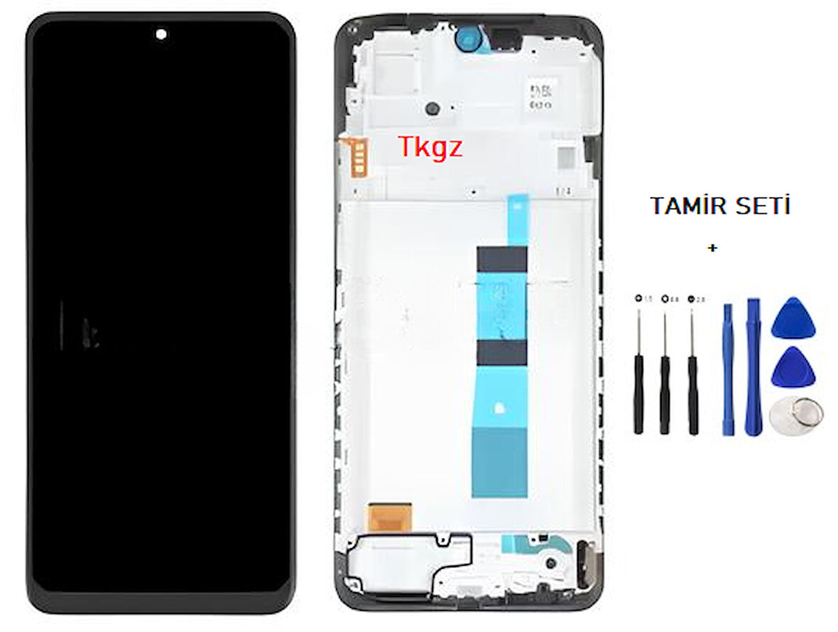 Tkgz - Xiaomi Redmi NOTE 12 -4G- Uyumlu Lcd Ekran Dokunmatik ÇITALI + TAMİR SETİ