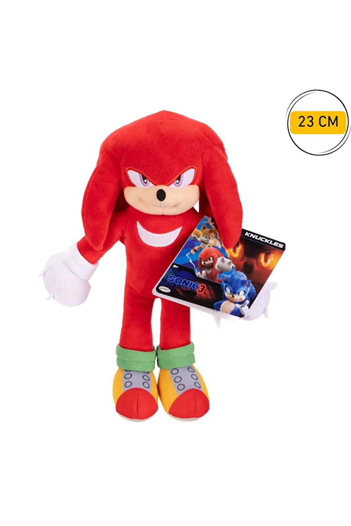 Sonic 3 Lüks Knuckles Pelüş Figür 23 Cm Peluş Sonic Figür Oyuncak Sonic Hedgehog Orijinal
