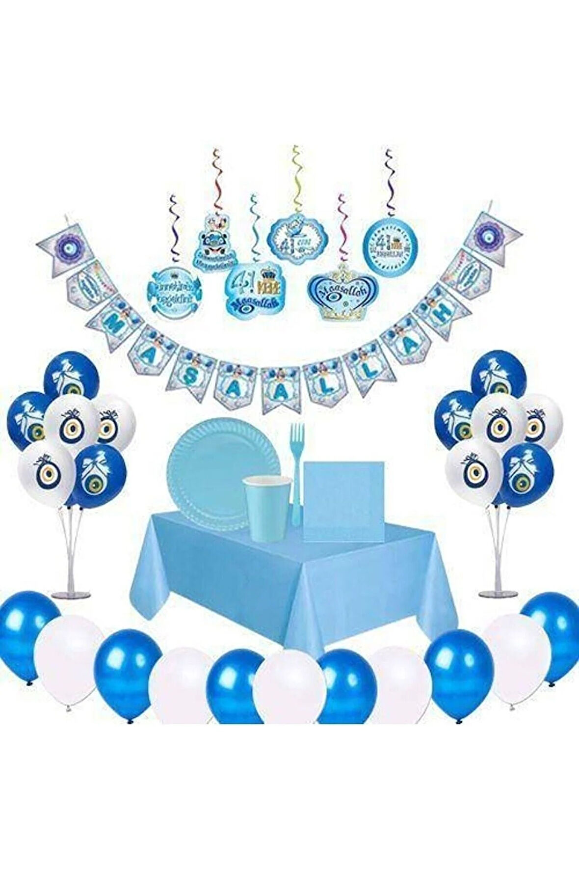 Sünnet Süsleri Masa Süsleme Seti 13 Parça Sünnetseti