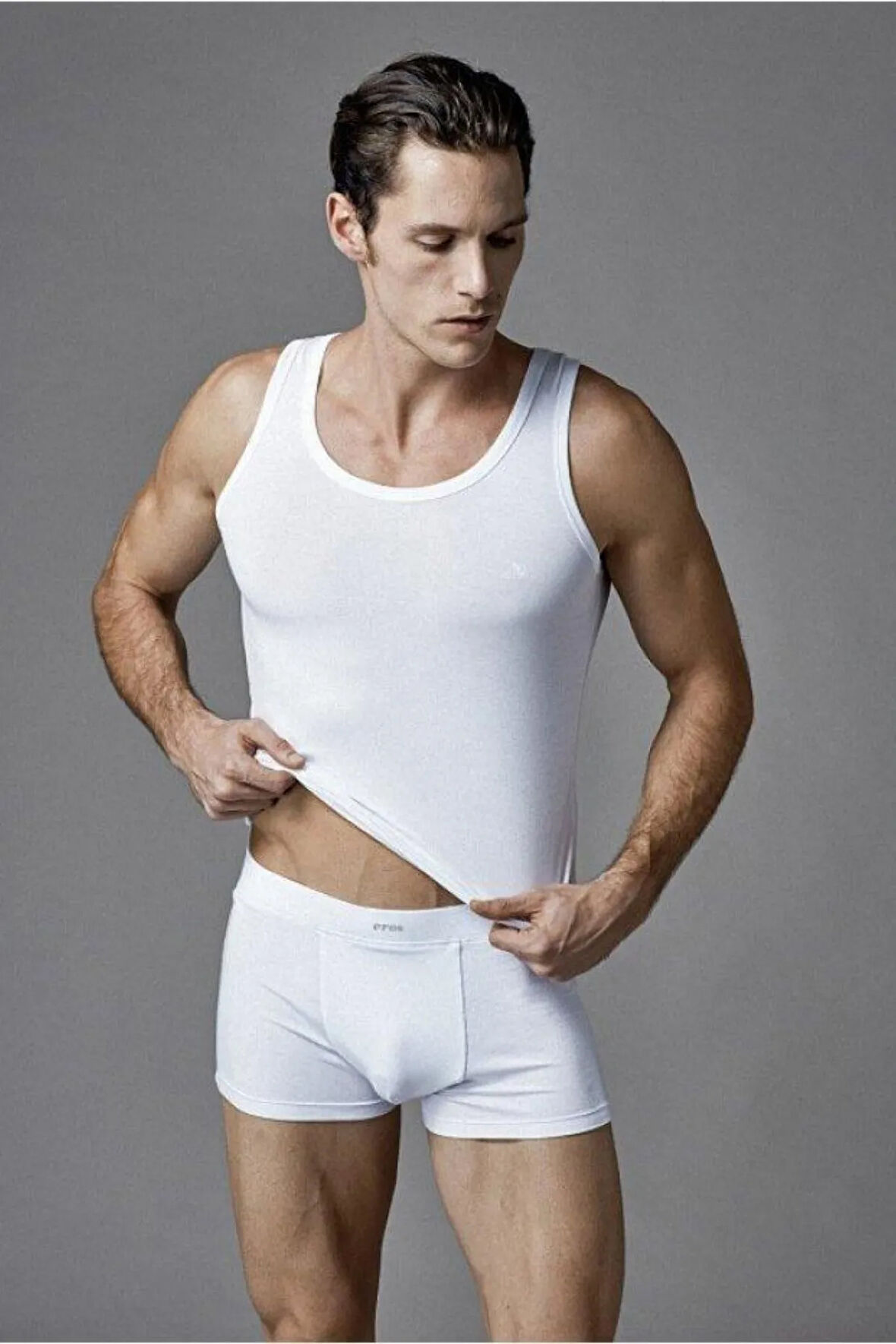 104 Modal Strech Erkek Atlet Boxer Set Çeyizlik