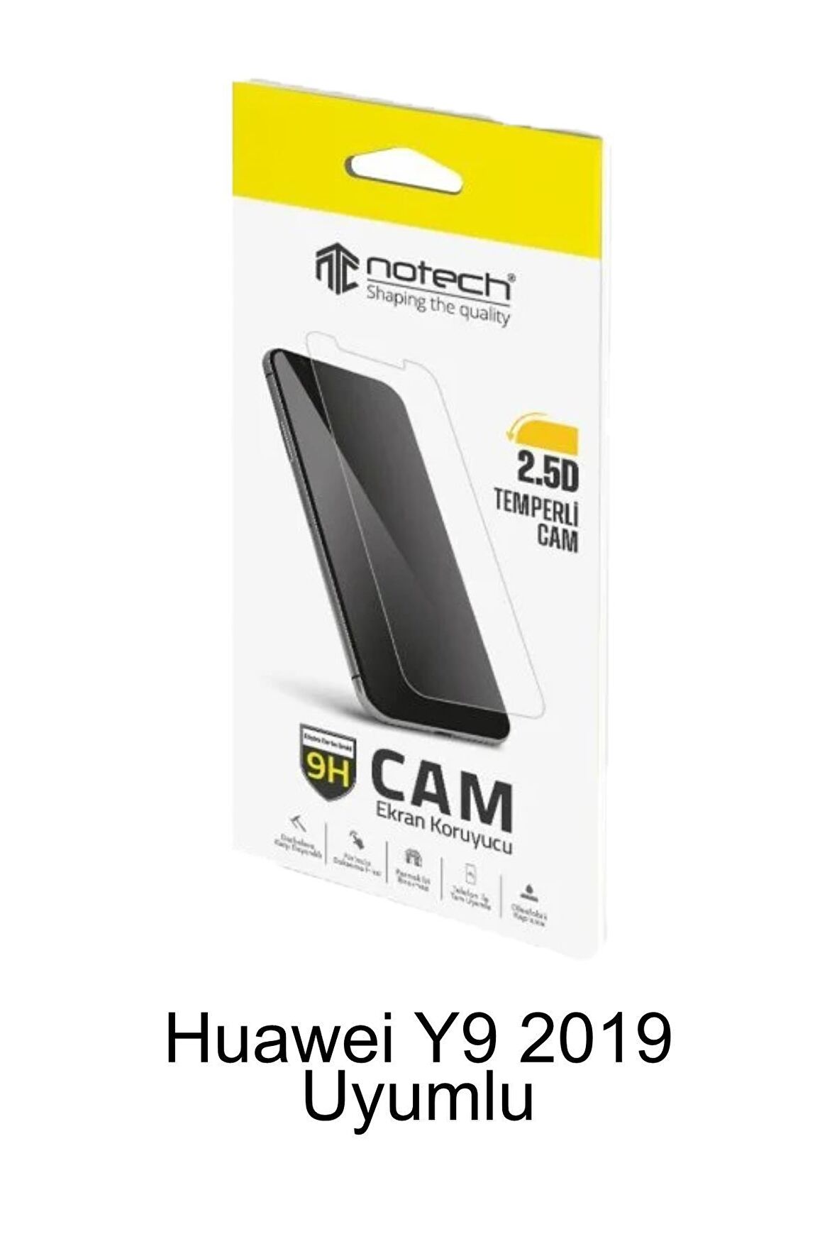 Huawei Y9 2019 Temperli Cam Ekran Koruyucu