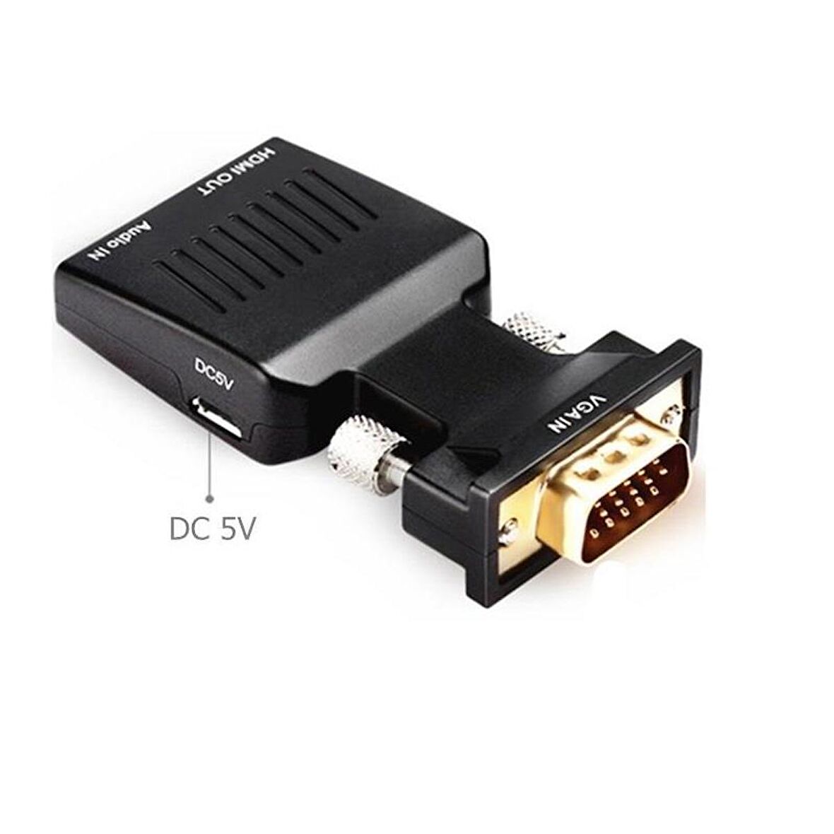  Vga To Hdmi Çevirici Dönüştürücü Laptop Tv Monitör Adaptör Kablosu