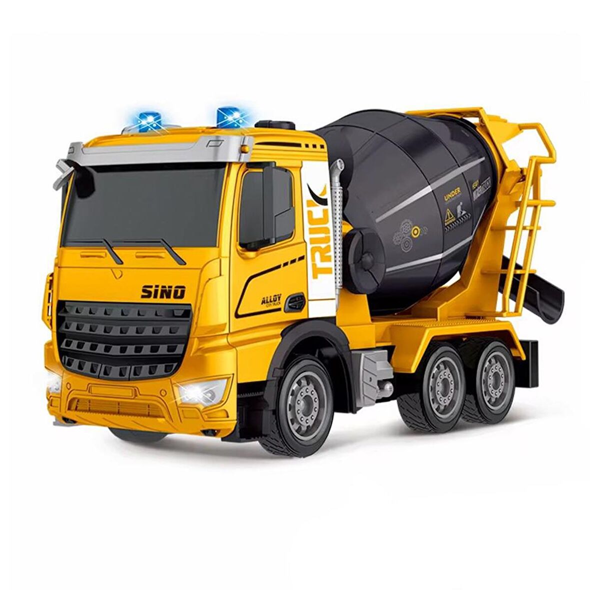 Uzaktan Kumandalı Sesli & Işıklı Mixer Truck Model İş Makinesi - Mikser