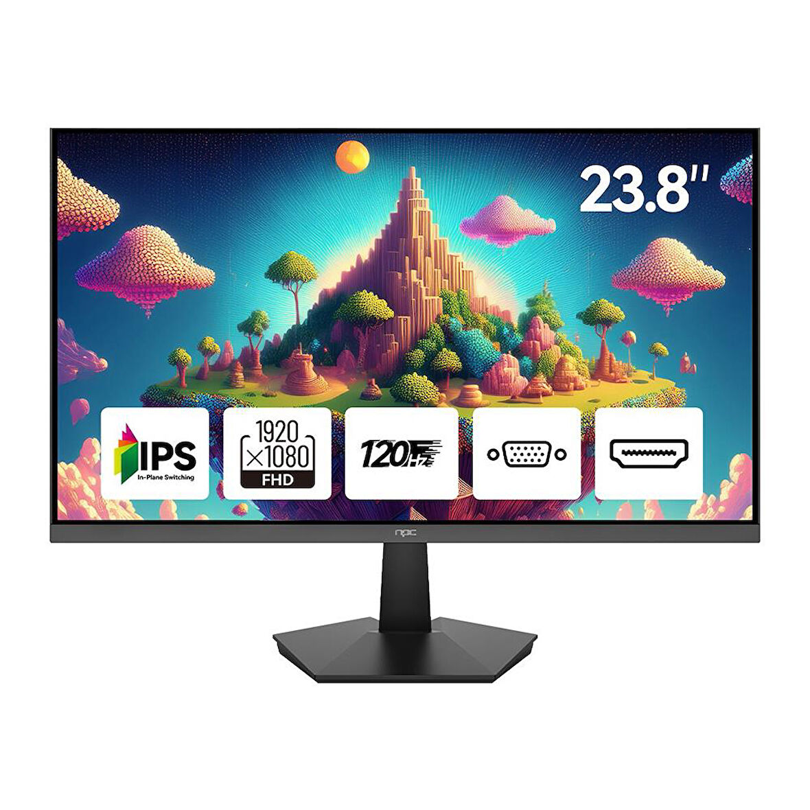 NPC 23.8" MF2408-A 120Hz 5ms IPS FHD Gaming Monitör