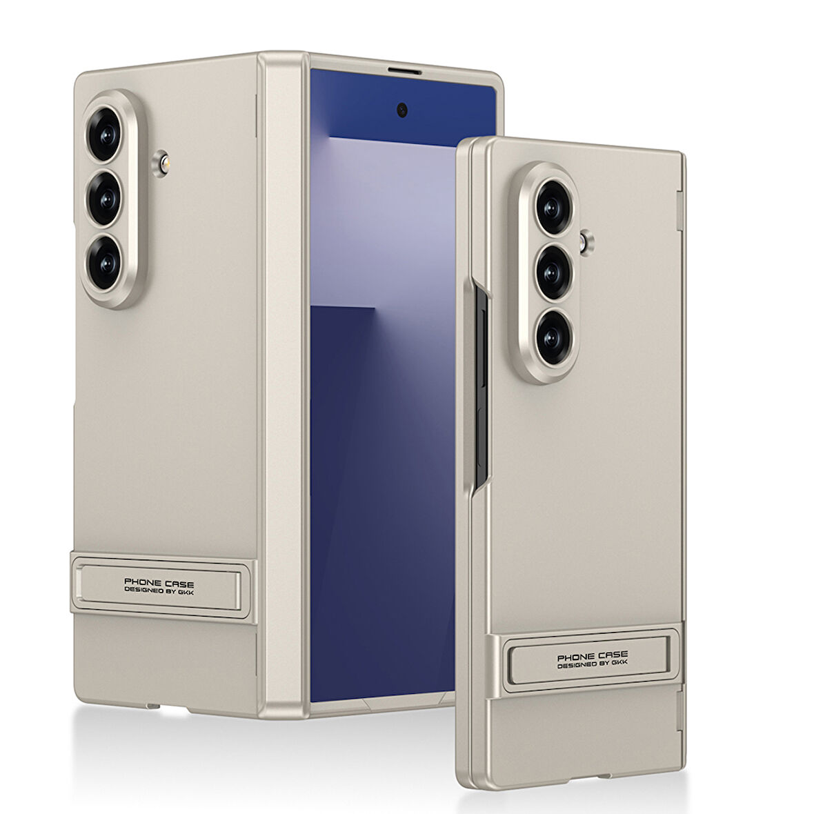 Galaxy Z Fold 7 Kamera Korumalı Dikey Standlı Tam Koruma Kapak