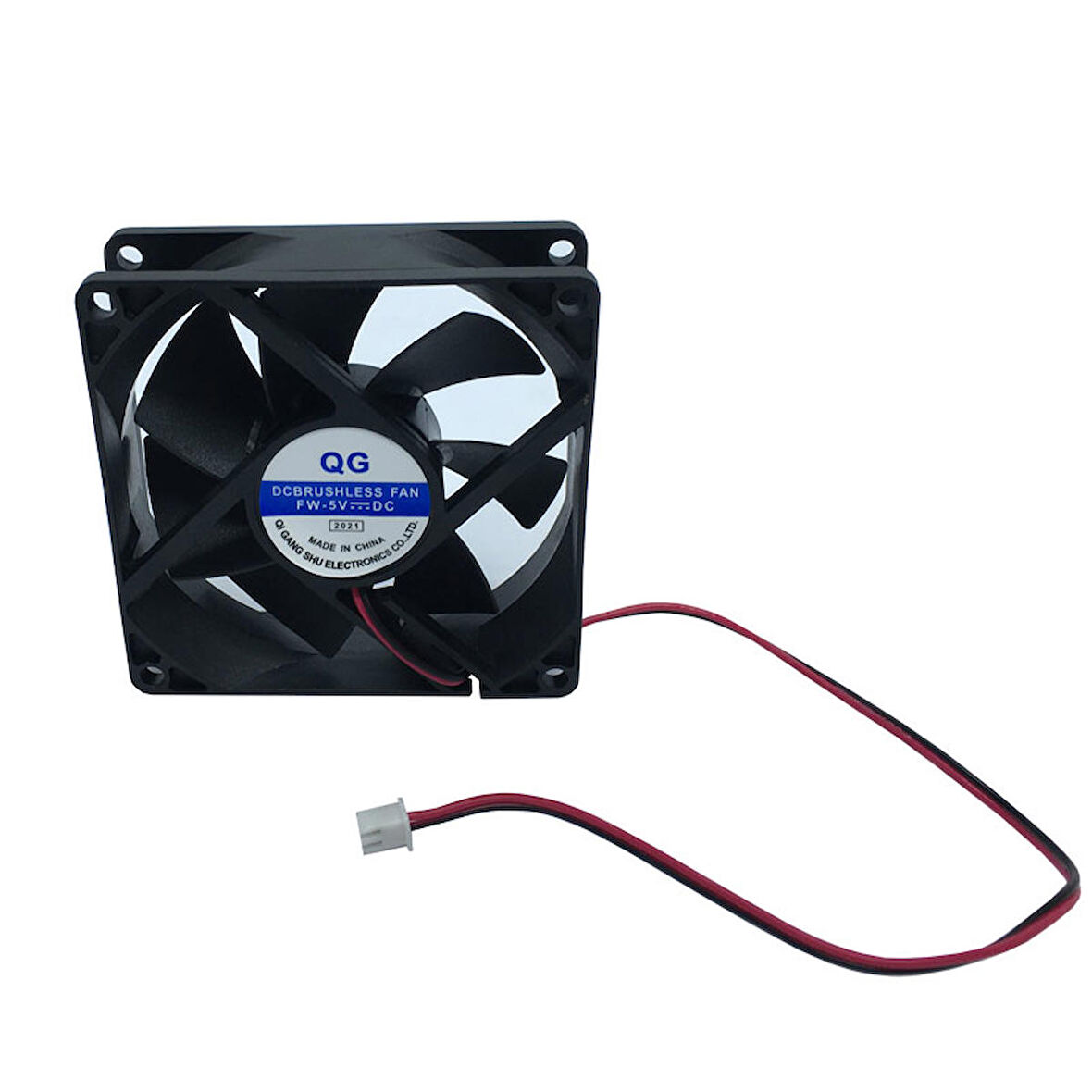 5v 8cm 2 pinli soğutucu fan 8x8x2.5 mm 5 volt fan