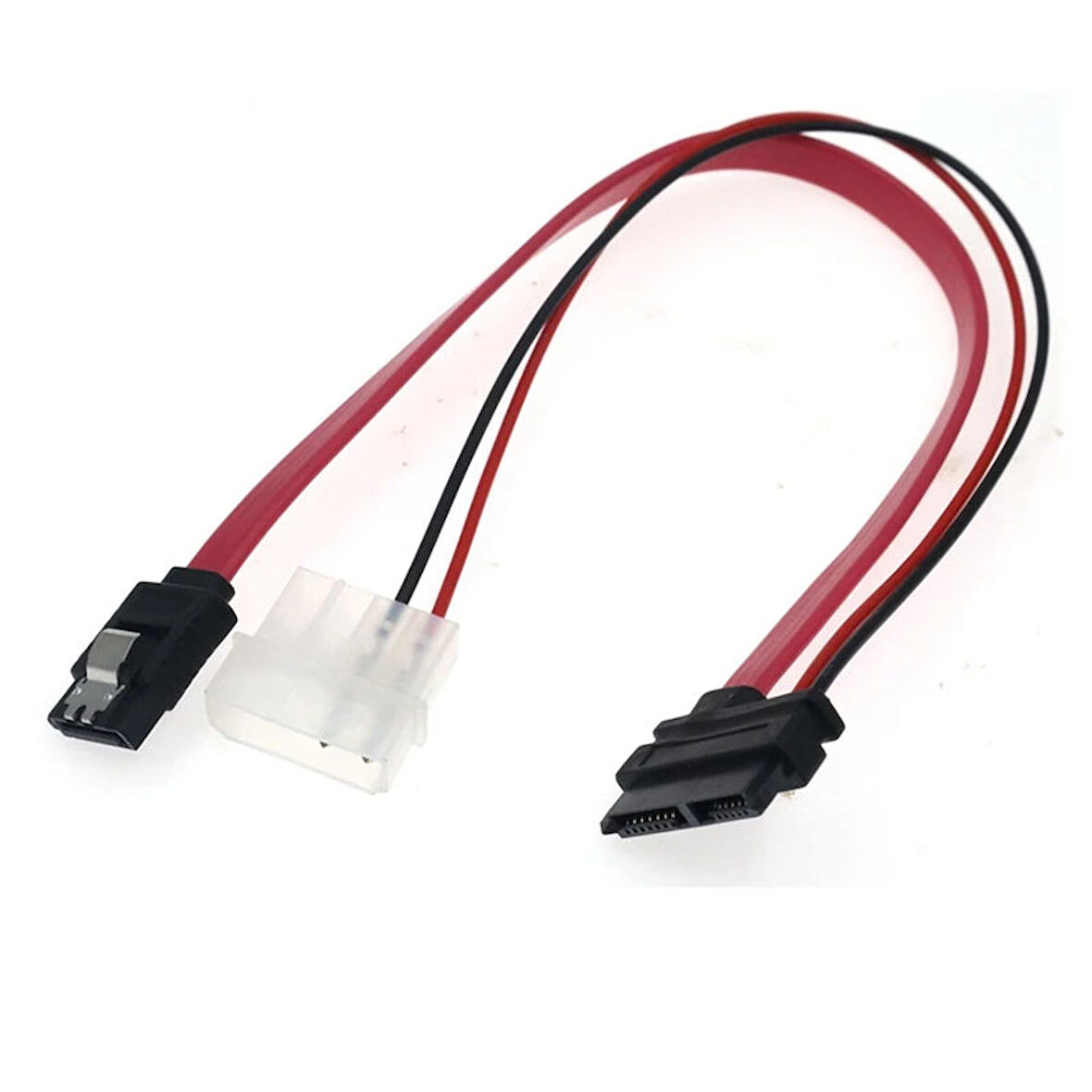 Sata data 7 pin molex power slimline 7+6 13 pin kablo