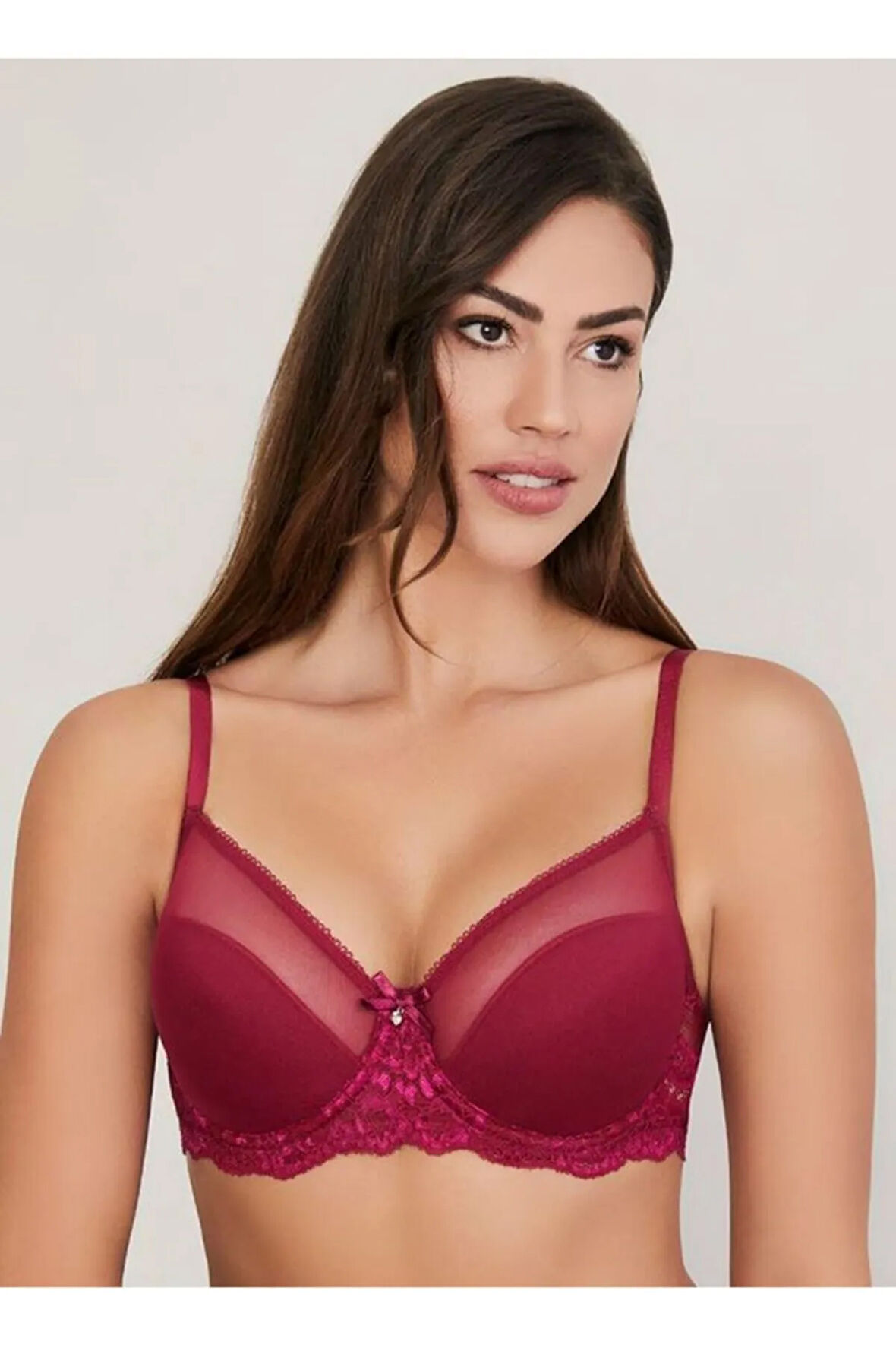 Kadın Vişne Venüs Toparlayıcı Cuplı Sütyen