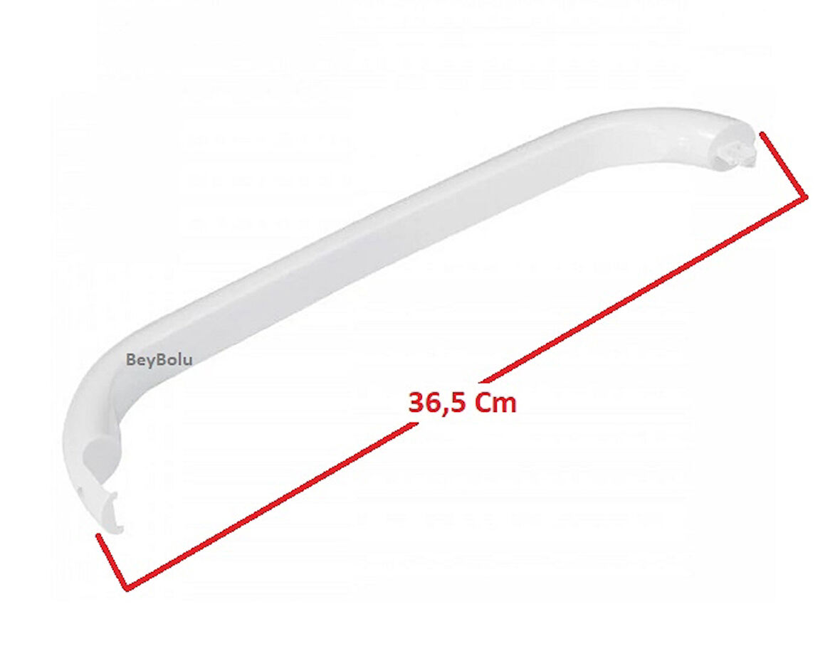 Bosch Uyumlu Buzdolabı Kapı Kolu 36,5 cm BEYAZ , Tek Vida Tip Kapak Kol