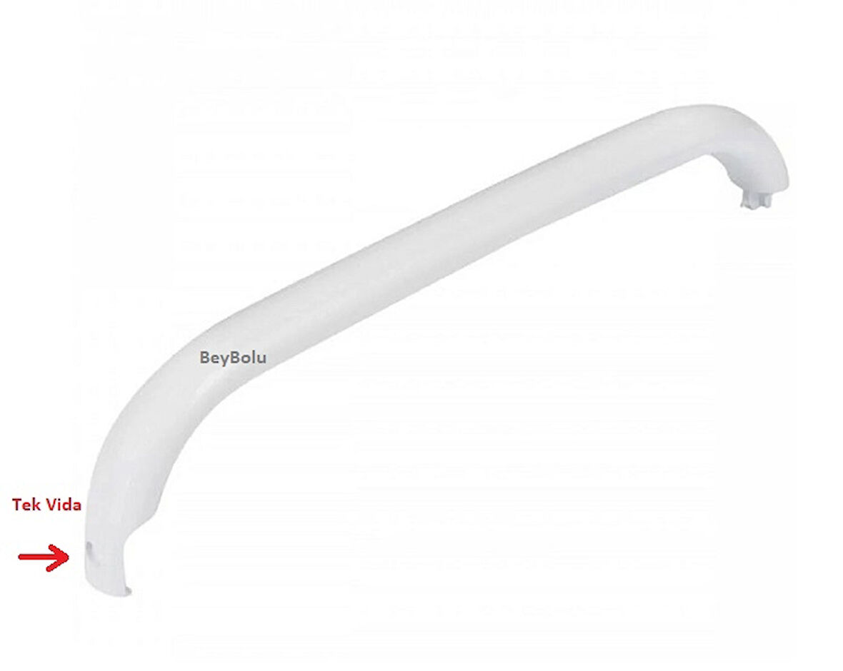 Profilo Uyumlu Buzdolabı Kapı Kolu 36,5 cm BEYAZ , Tek Vida Tip Kapak Kol