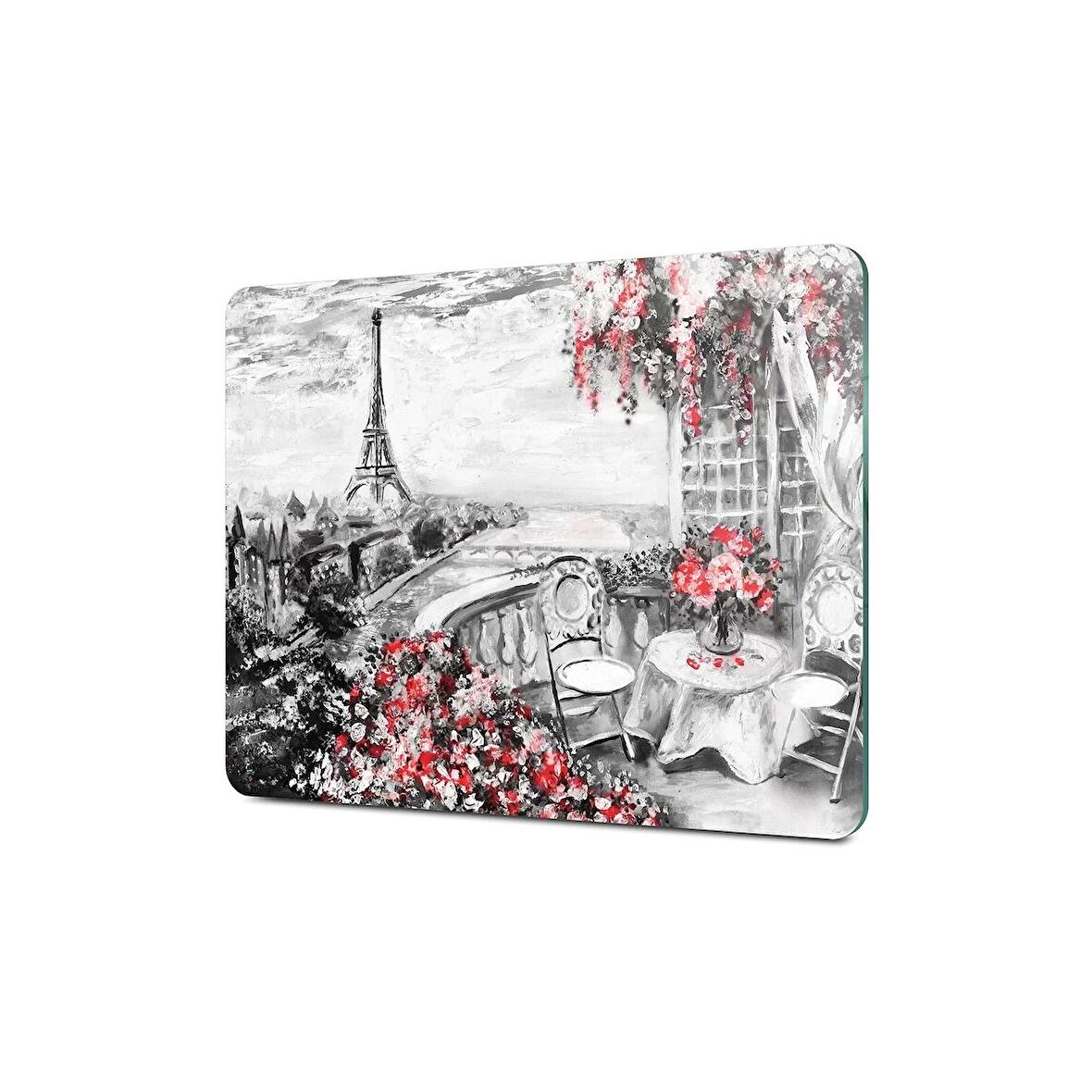 Decovetro Cam Kesme Tahtası Love Paris Deseni 20x30 Cm