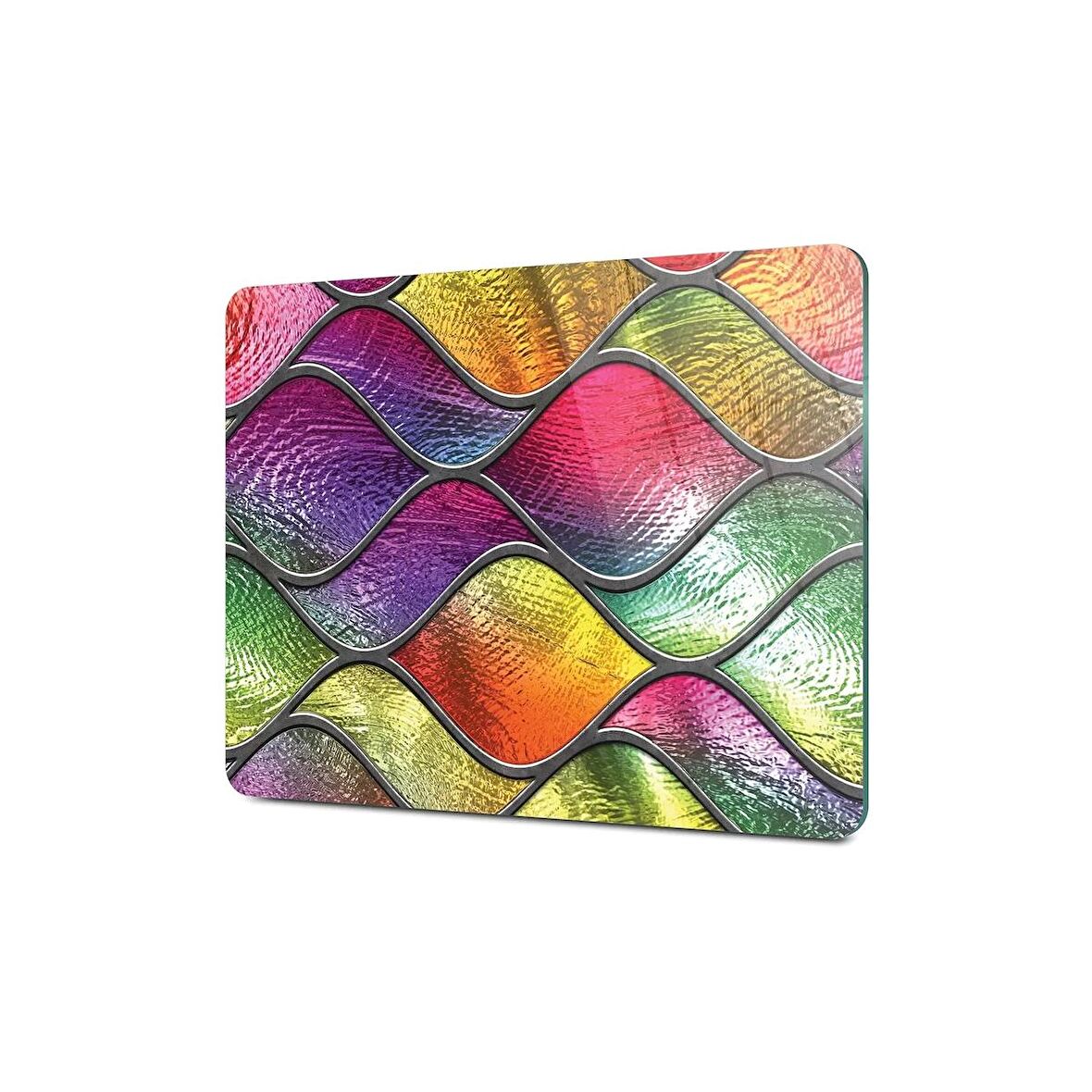 Decovetro Cam Kesme Tahtası Dalgalı Vitray Desenli 30x40 Cm