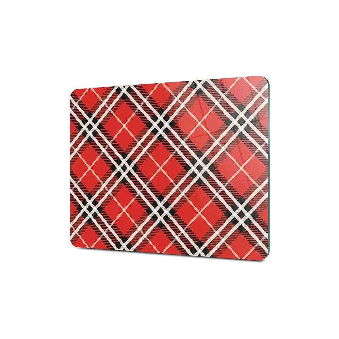 Decovetro Cam Kesme Tahtası Ekose Desenli 30x40 Cm