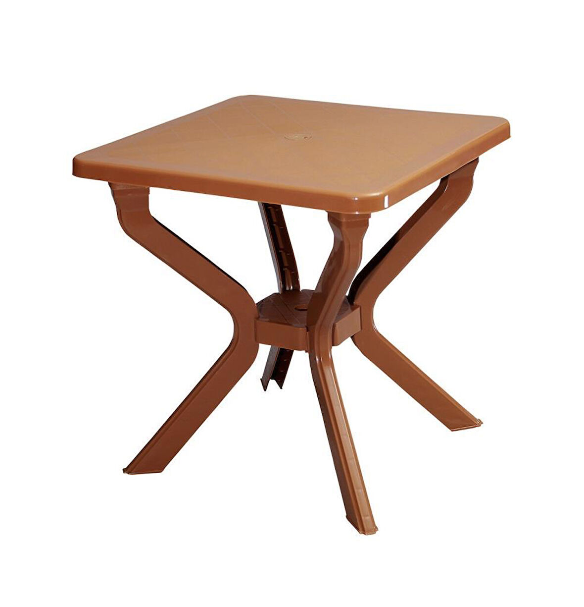 Omnipazar MT-GF235 Prima Isola Plastik Kare Bahçe Balkon Masa 70x70 cm