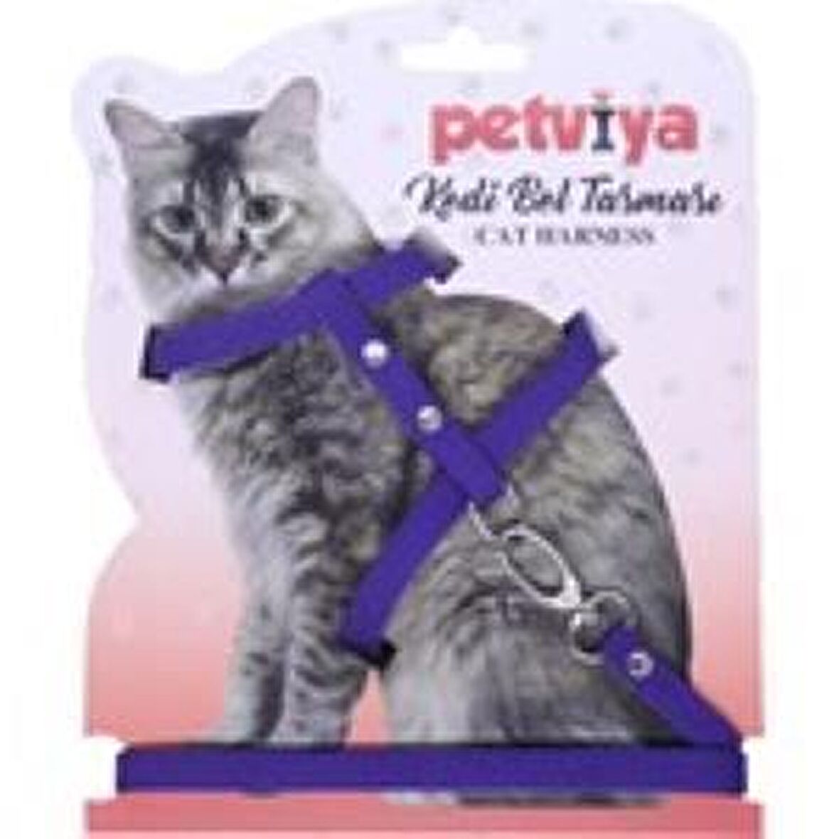 Petviya Kedi Göğüs Bel Tasması Kırmızı