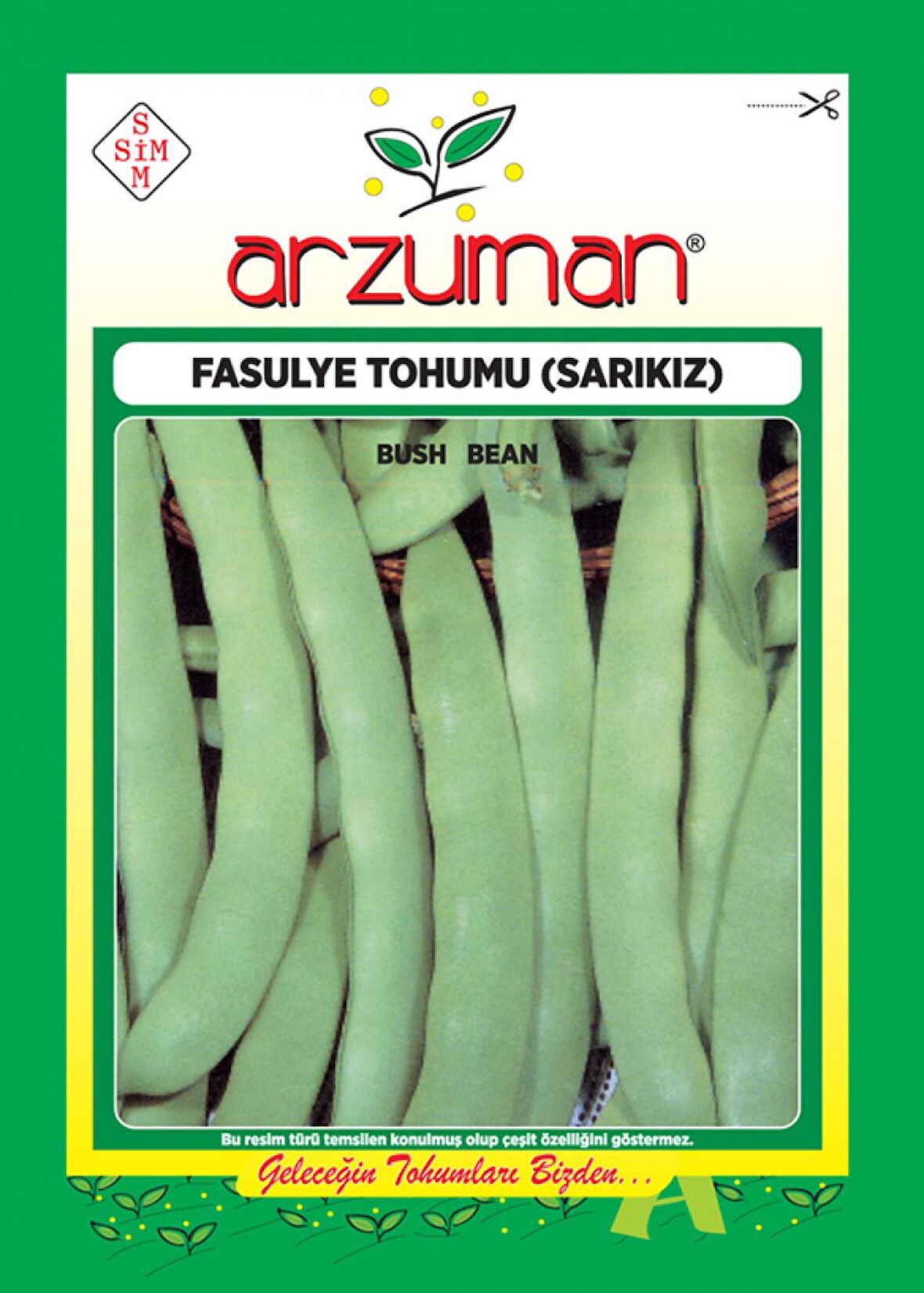 Kılcıksız Fasulye (sarkız) Tohumu 50 Gr