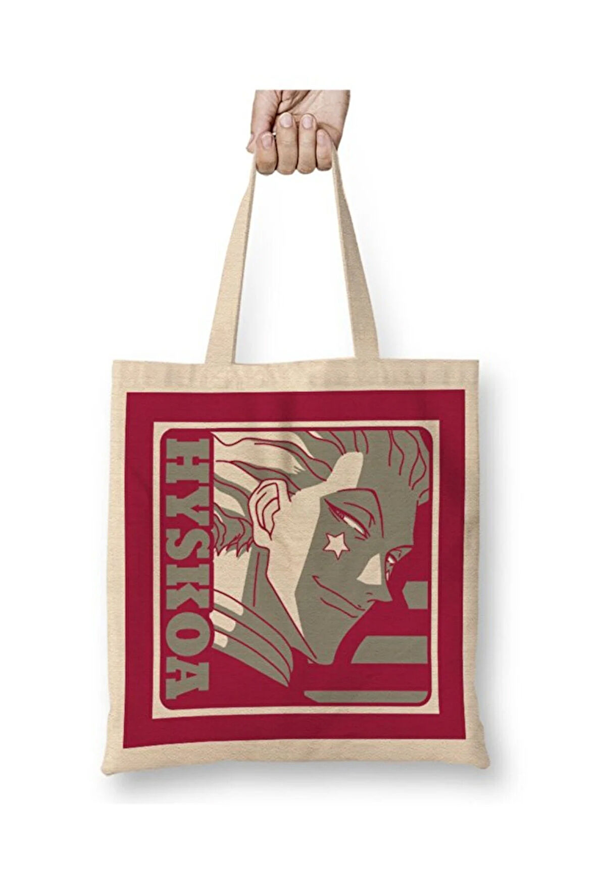 Anime Hunter X Hunter Hisoka Bez Çanta Uzun Saplı Alışveriş Çantası Plaj Çantası