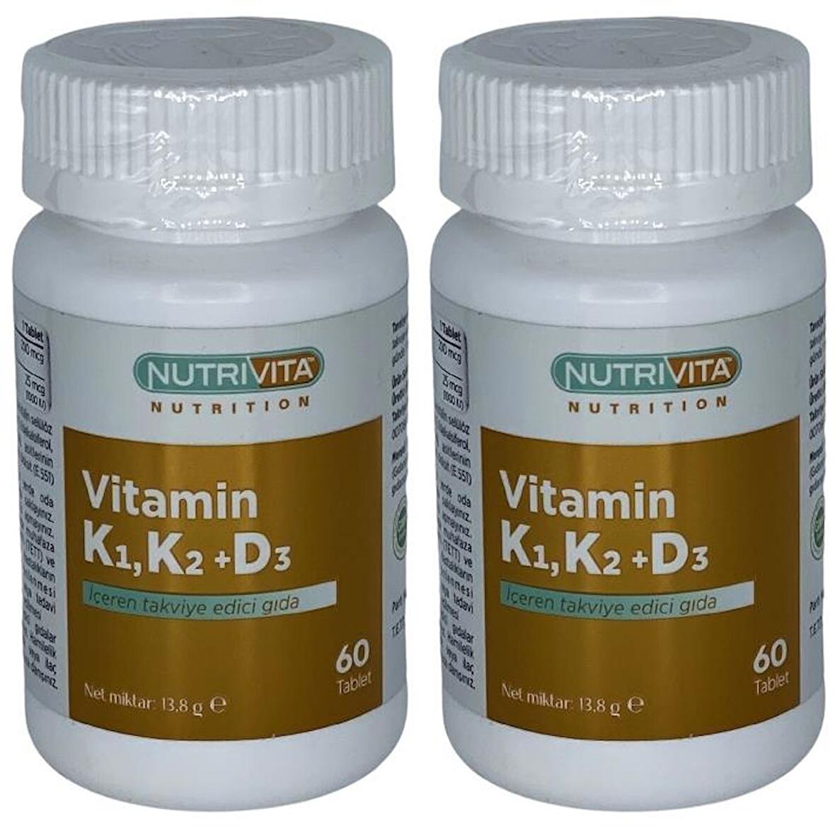 Vitamin K1 Vitamin K2 Vitamin D3 Vitamini 2x60 Tablet