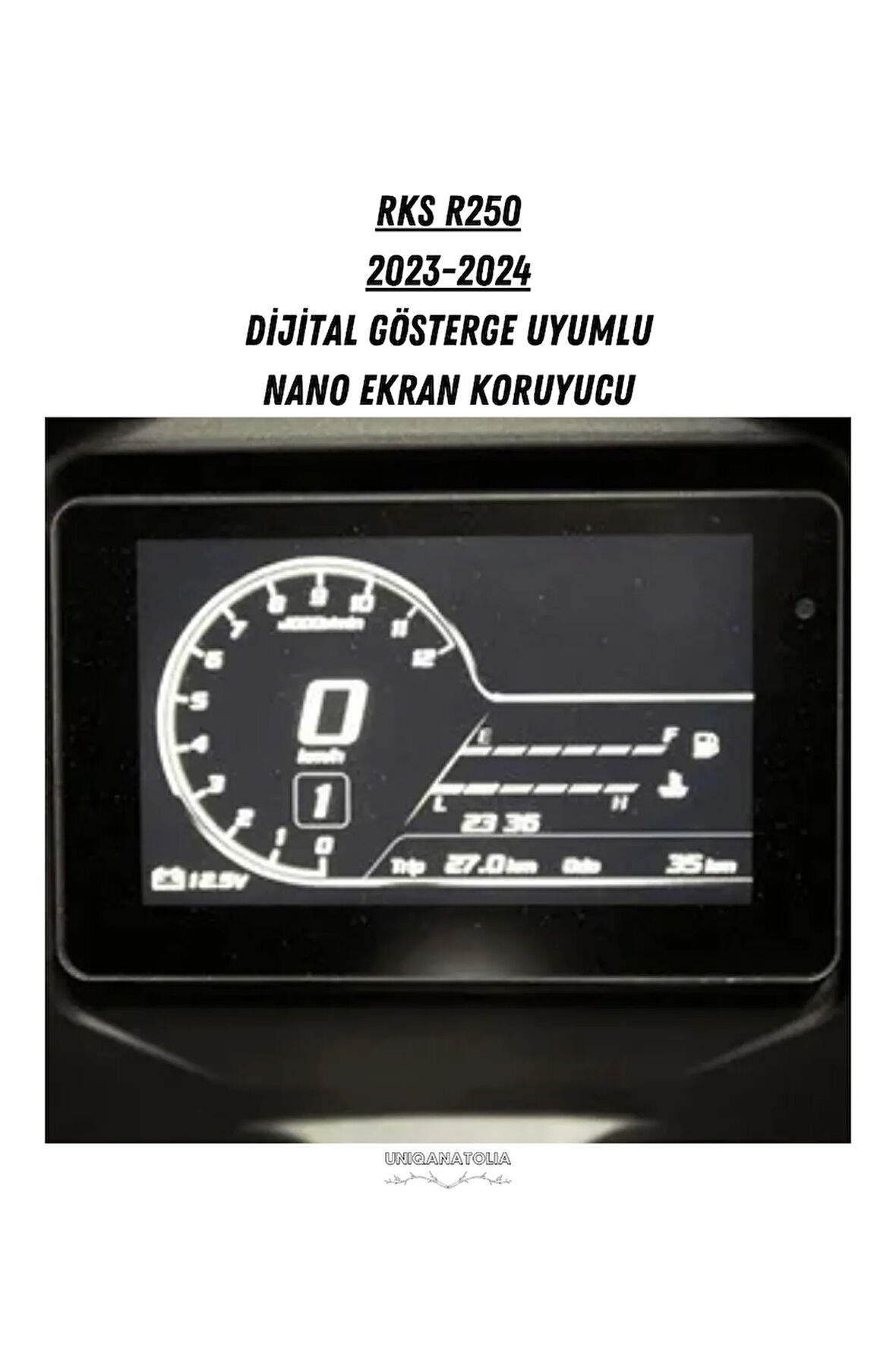 Rks R250 2023-2024 Dijital Gösterge Uyumlu Nano Ekran Koruyucu