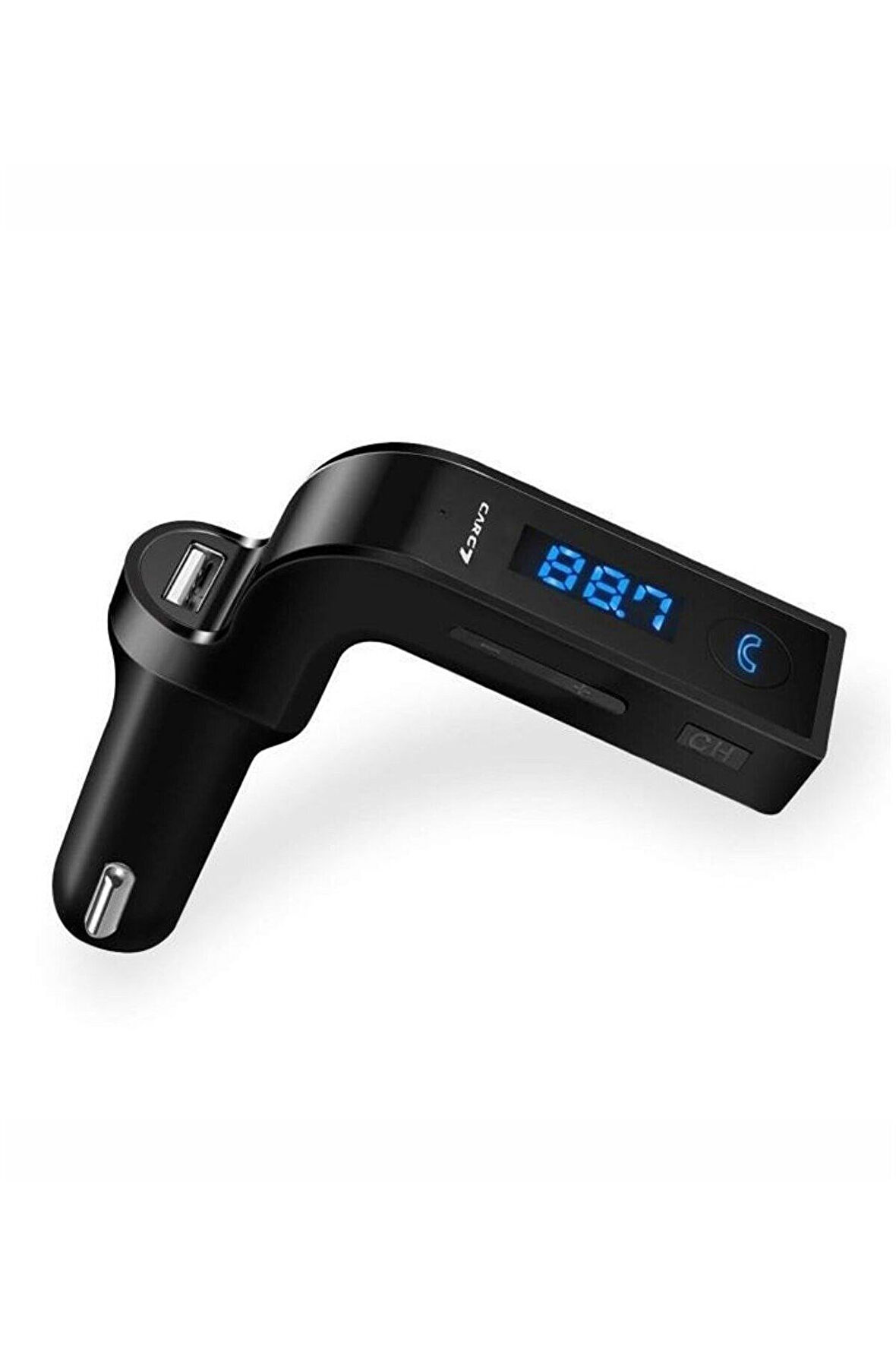 Araç Çakmaklık Şarj Aleti Oto Mp3 Müzik Çalar Fm Transmitter Cihazı Carg7 Müzik Kit Siyah