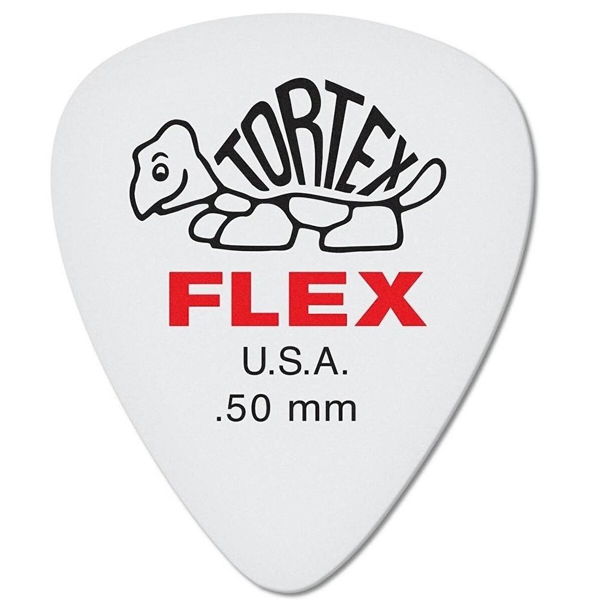 Jim Dunlop 428B.50 Tortex 1 Adet Flex Pena - 0.50 mm. Gitar Penası