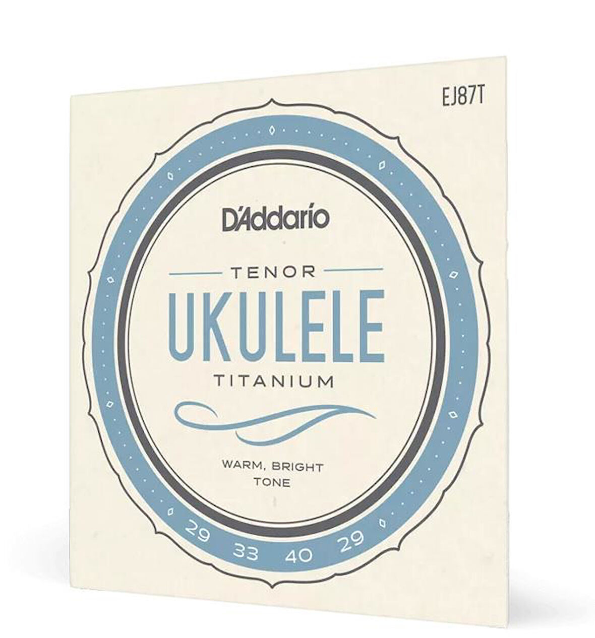Daddario EJ87T UKULELE TEL SETİ, TENOR, TITANIUM, WARM BRIGHT