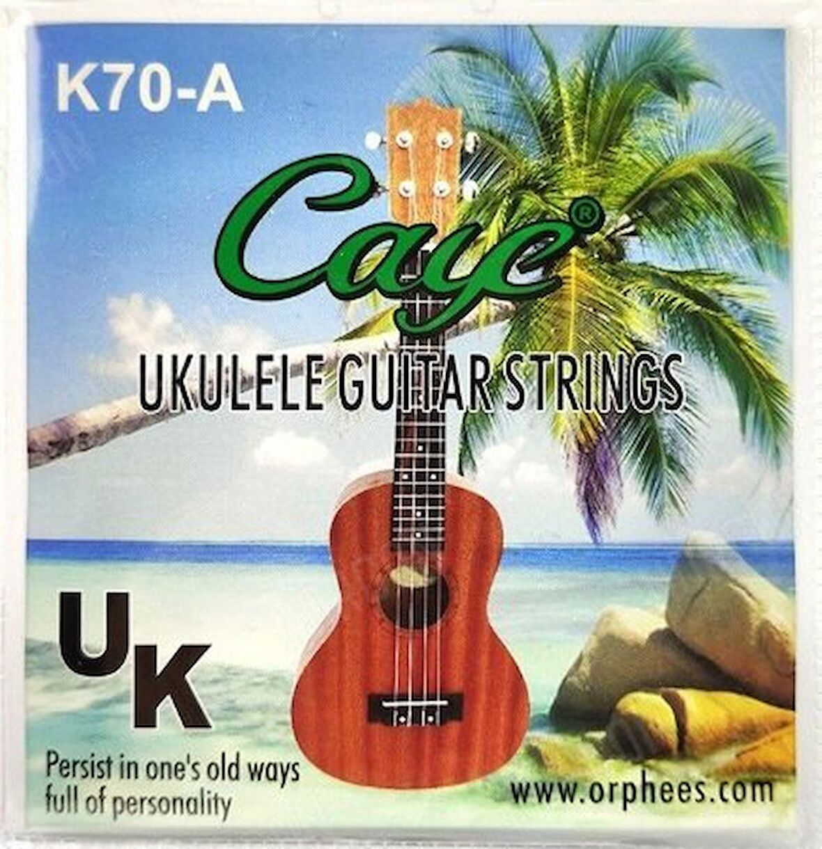 Orphee Caye K70-A Ukulele Teli Takım