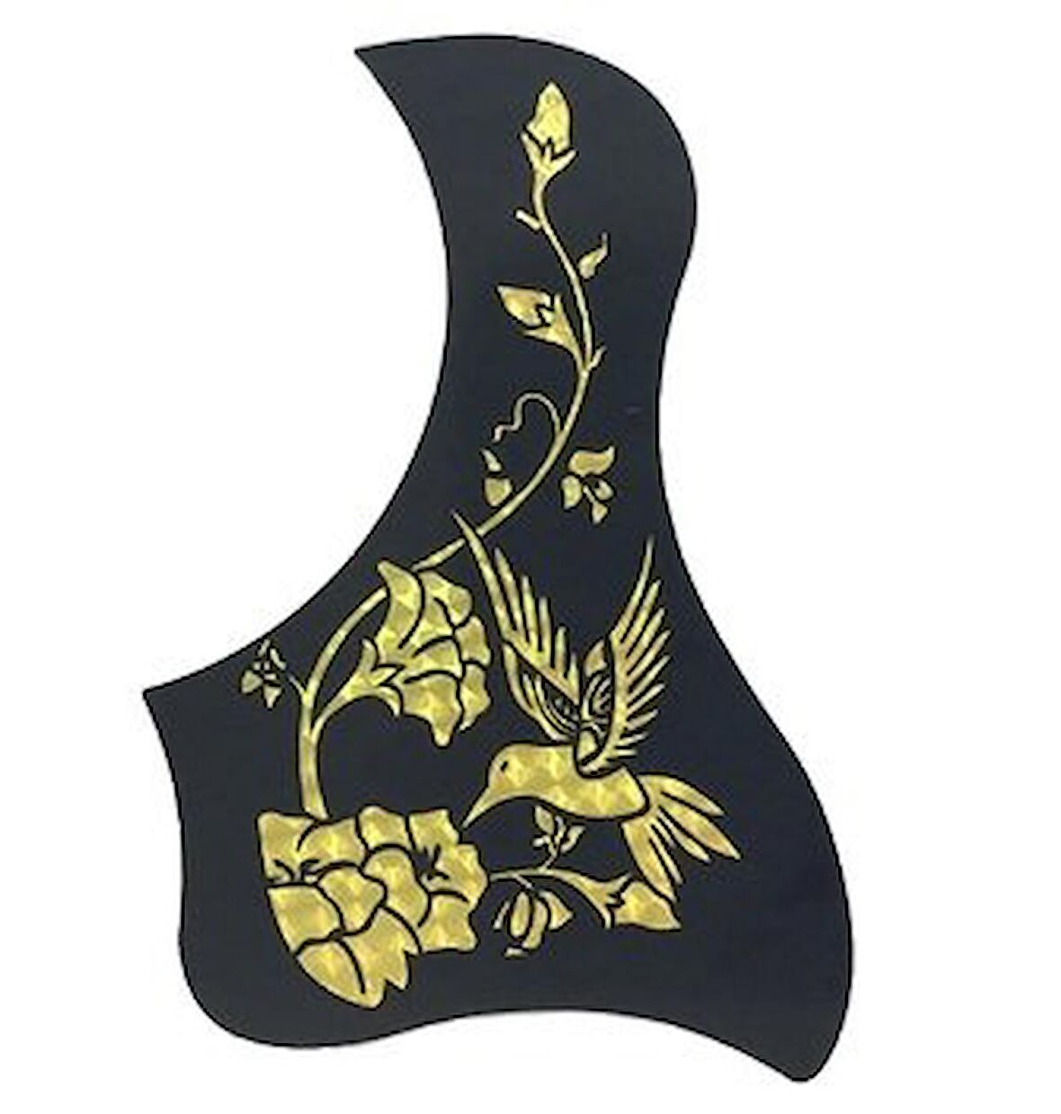 Raymond Joes Pg154G Pickguard Gitar Pena Koruyucu Bird Flower Sar