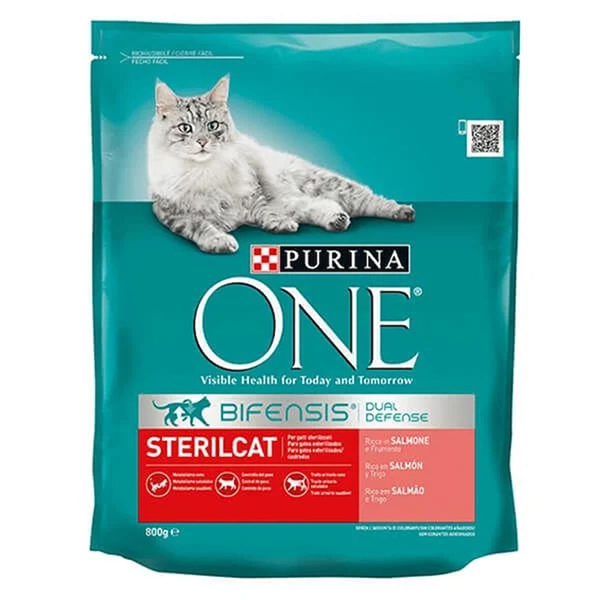 Purina One Sterilised Somonlu Kısırlaştırılmış Kedi Maması 800 Gr