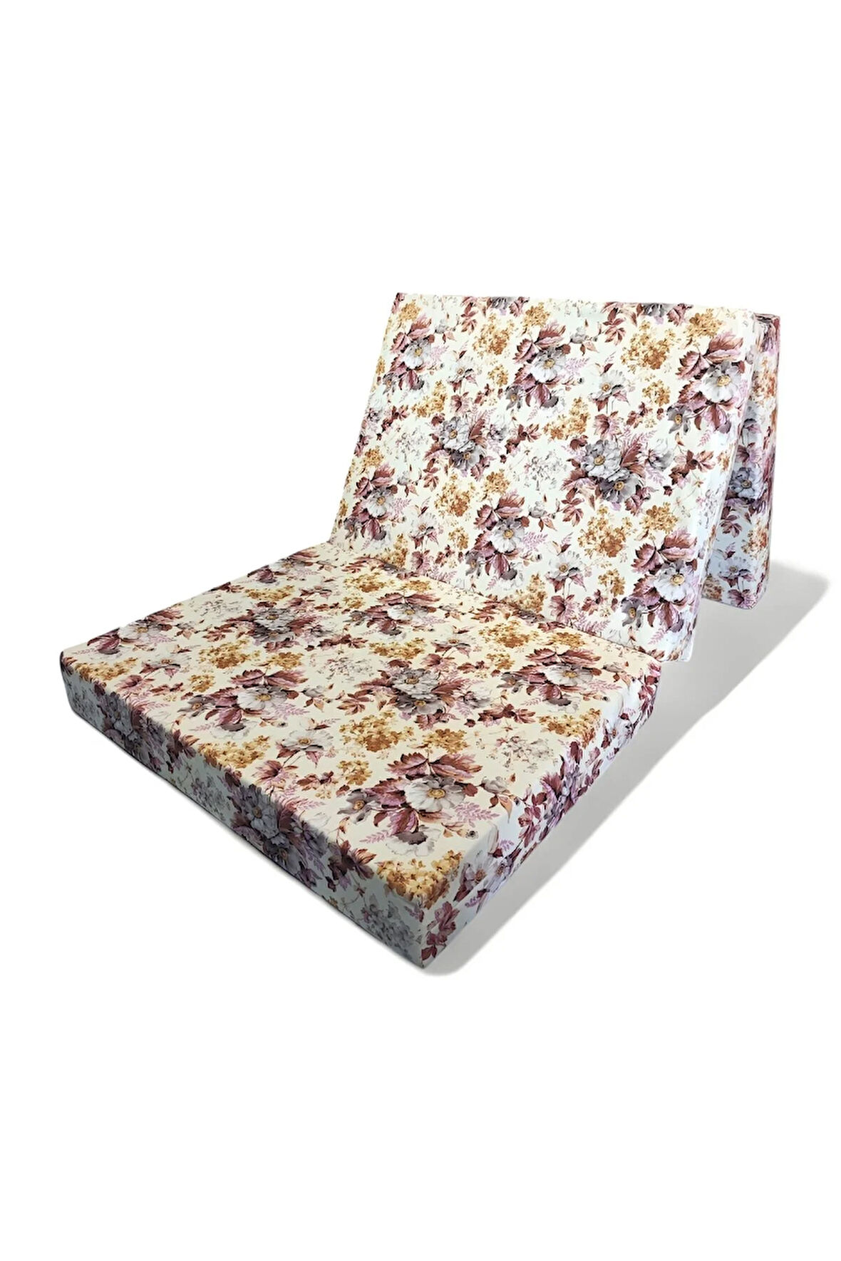 Katlanır Yer yatağı - Yer Minderi- Misafir Yatağı- Balkon Minderi 80x180x10 cm Kalınlık