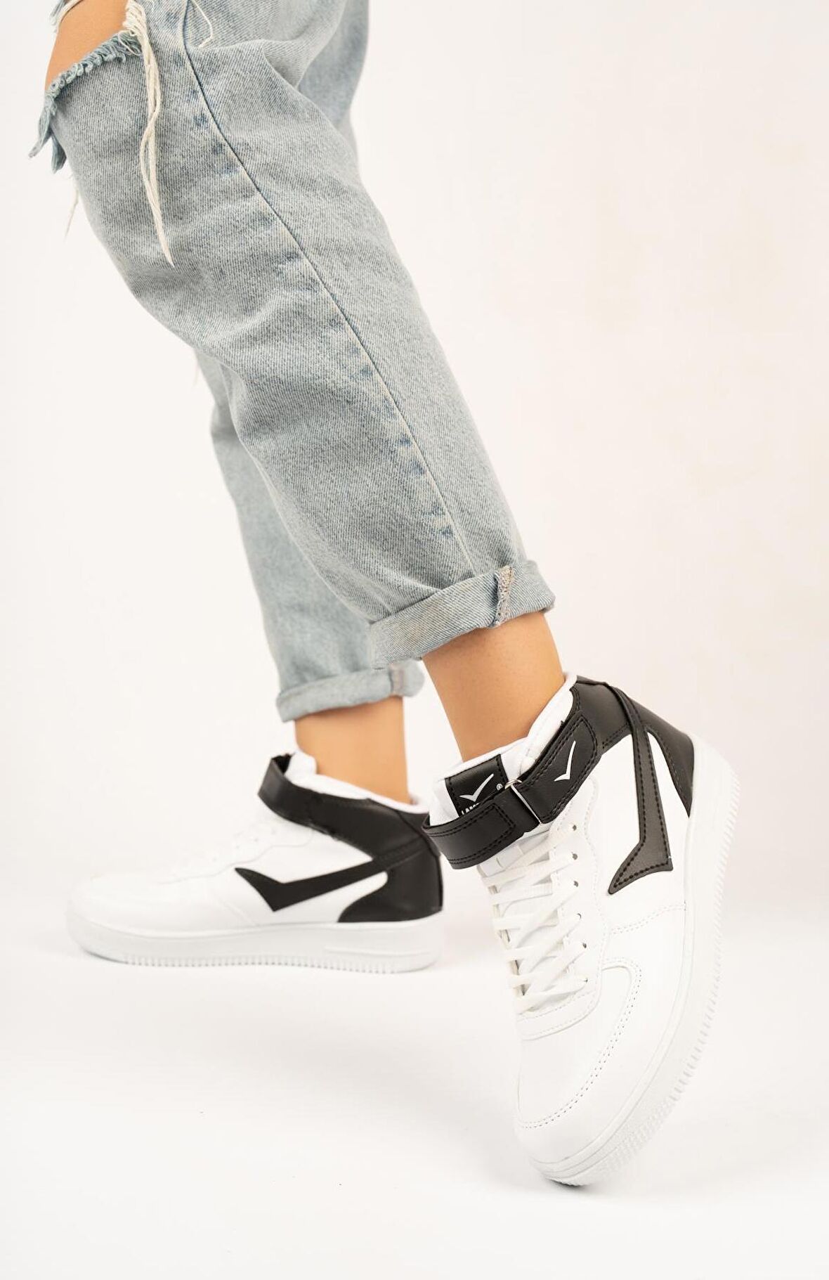 Uzun Bilekli Spor Sneakers Ayakkabı