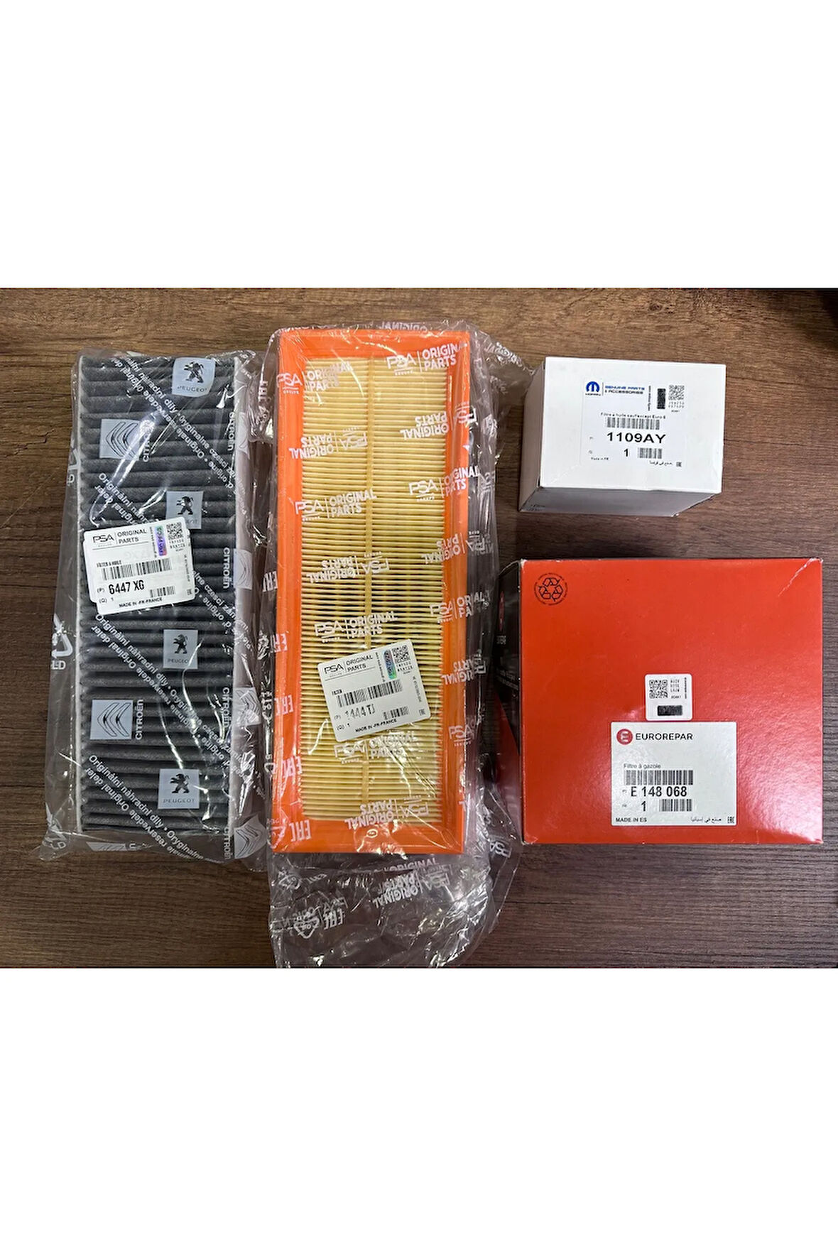 Citroen C4 Picasso 1.6 HDI EURO4 DV6 Filtre Bakım Seti (Mazot Filtreli) 4lü Citroen C4 Picasso 1.6 HDI EURO4 DV6 Filtre Bakım Seti (Mazot Filtreli) 4lü