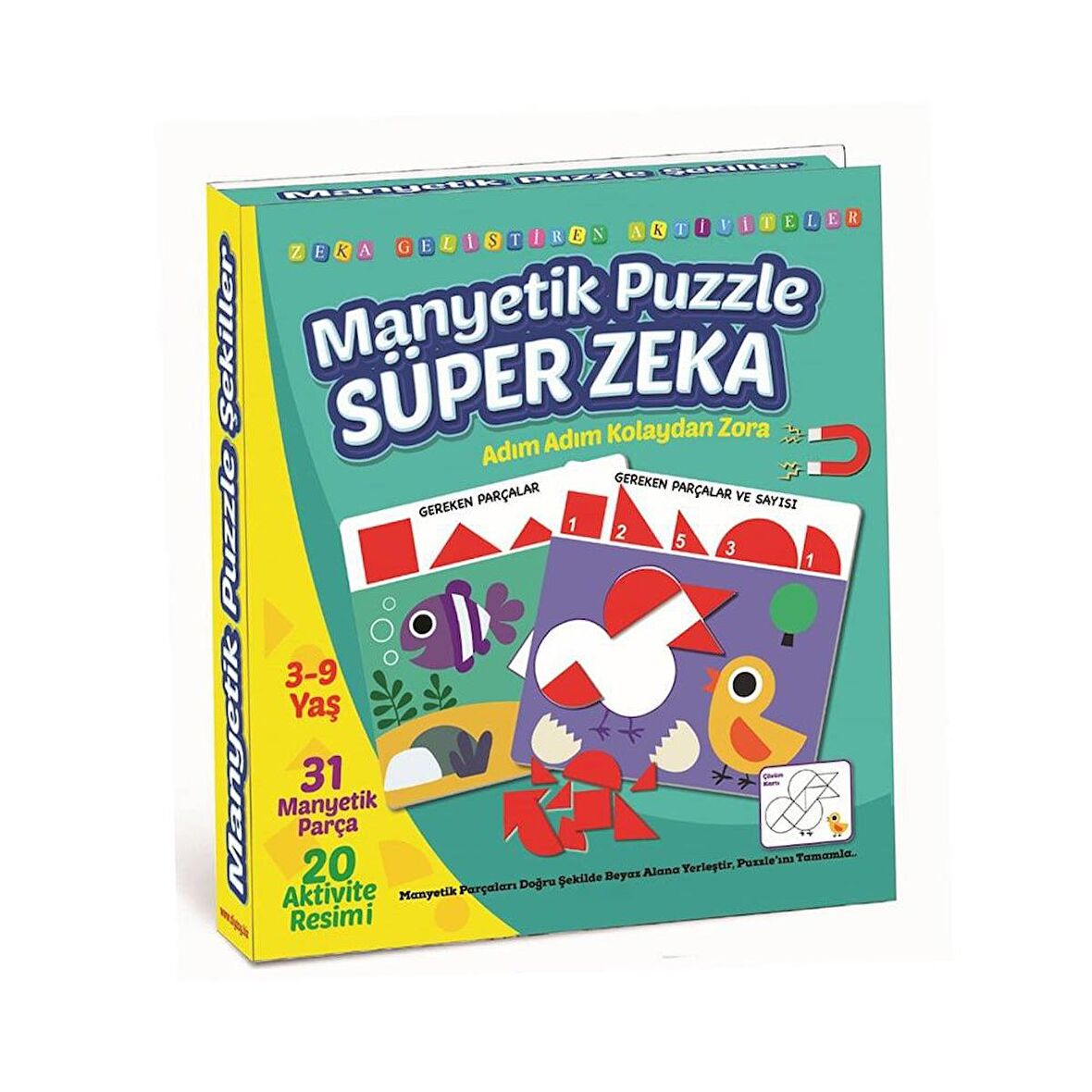 Manyetik Puzzle - Super Zeka