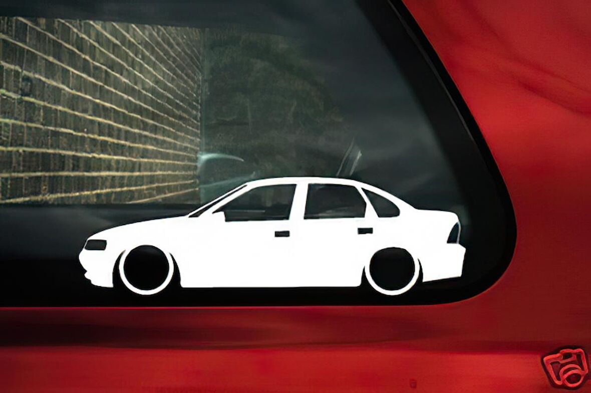 Vectra B Kelebek Cam Sticker Yapıştırma 19cm