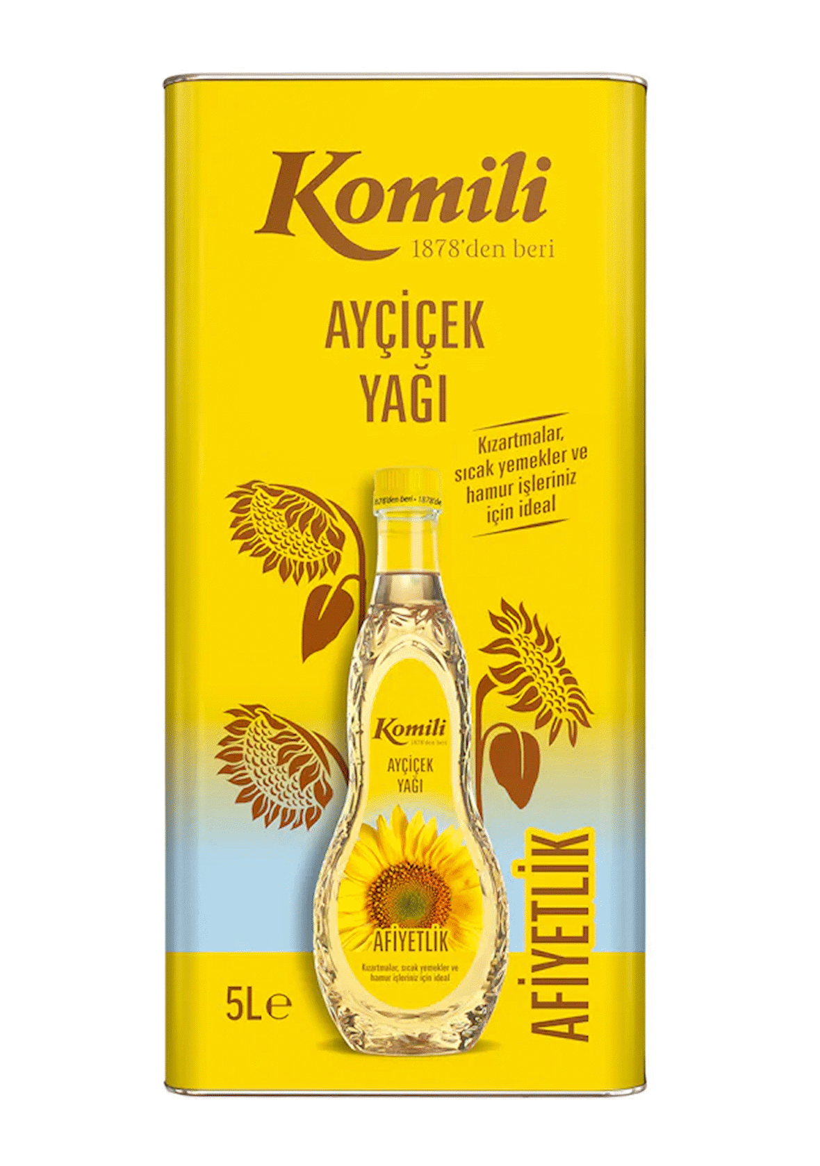 Komili Teneke Ayçiçek Yağı 5 lt 