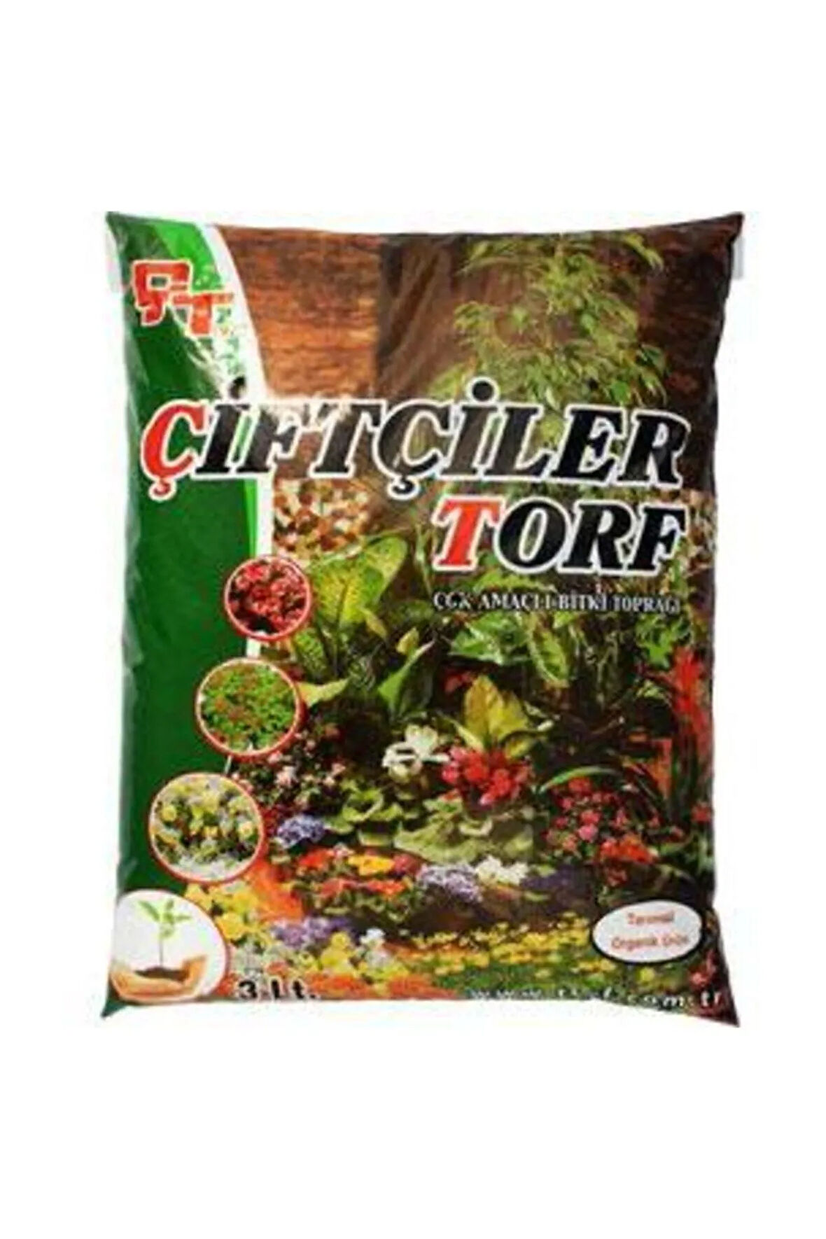 3 Litre Çiçek Topraği 1. Kalite Torf Toprak