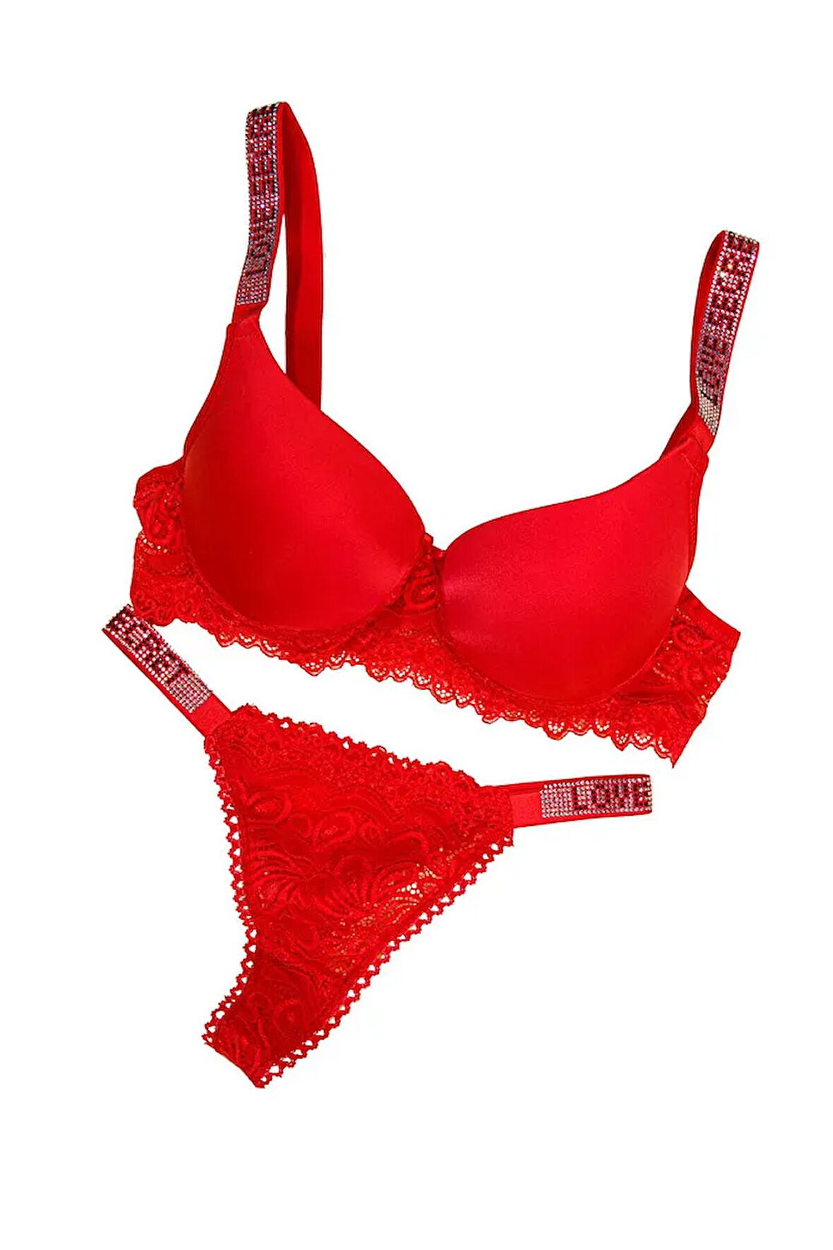 Taş Detaylı Mikro Sütyen Takımı -250