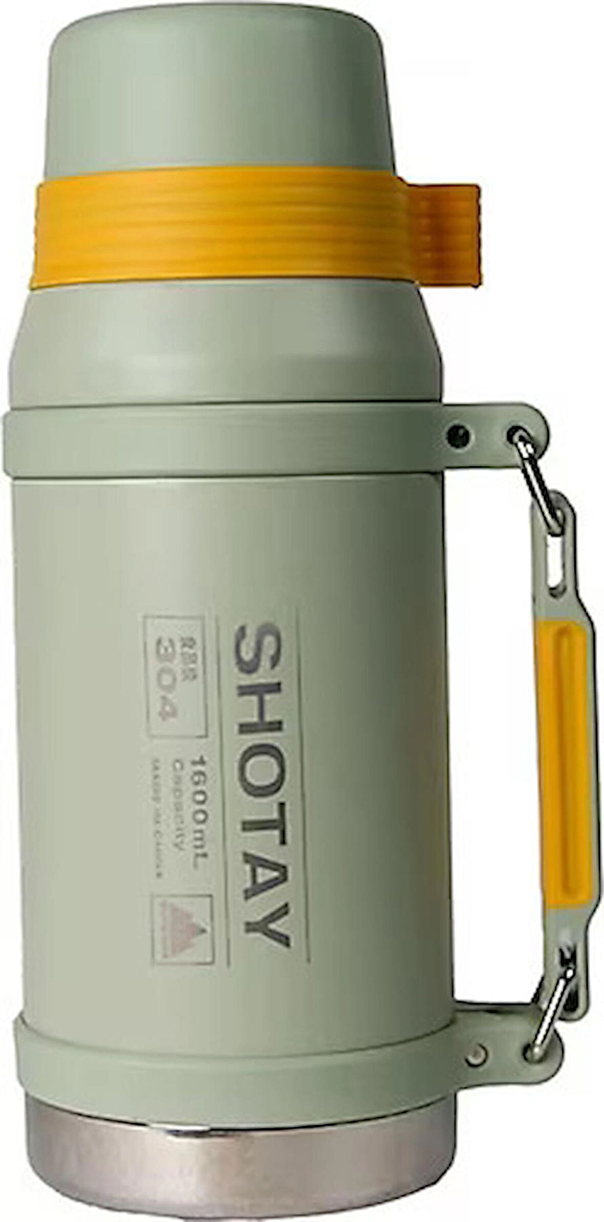 Shotay Camper Large Paslanmaz Çelik Vakumlu Termos 1600Ml 