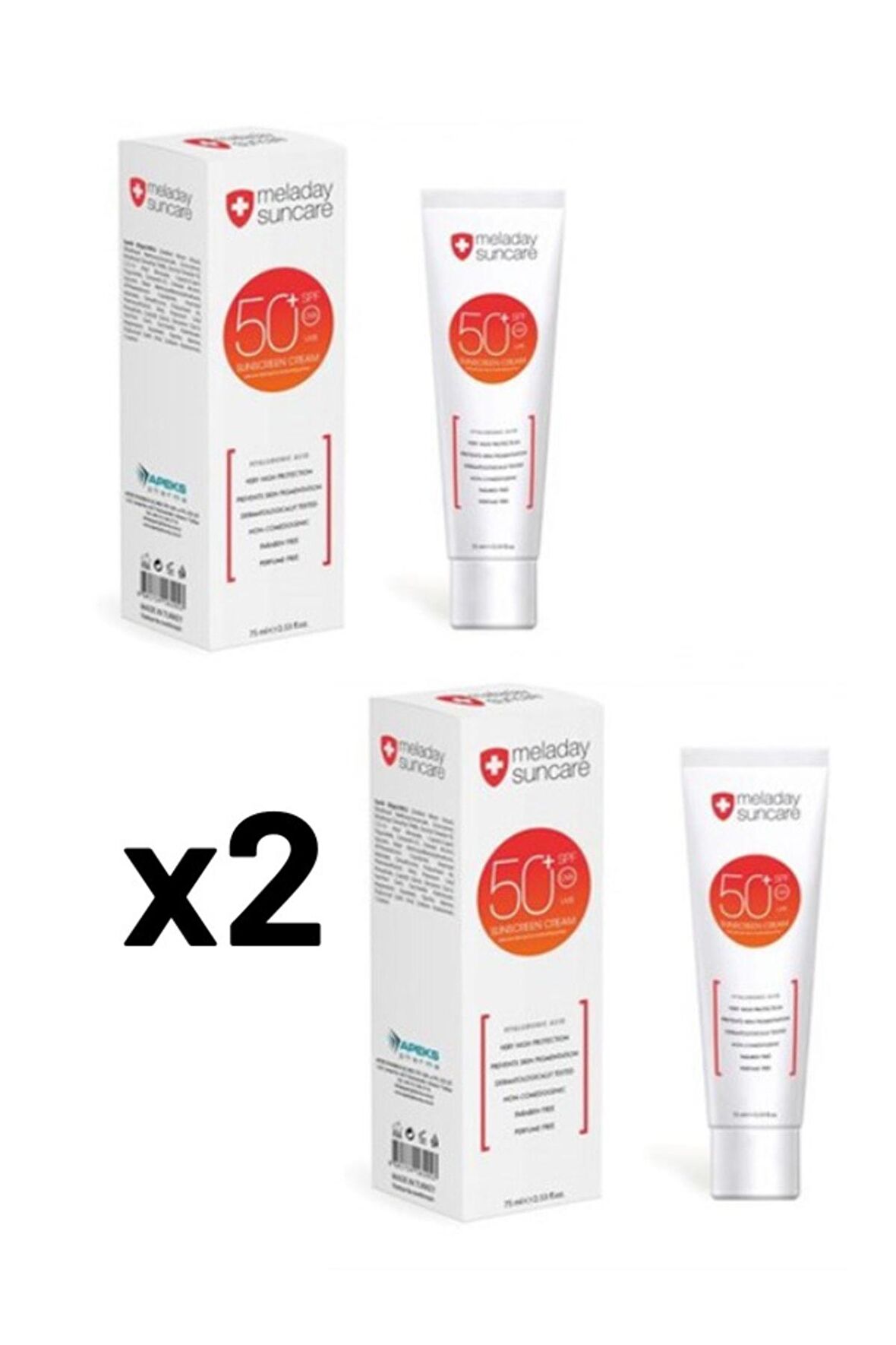 APEKS Meladay Suncare 50+ Güneşten Koruyucu Krem 75 Ml