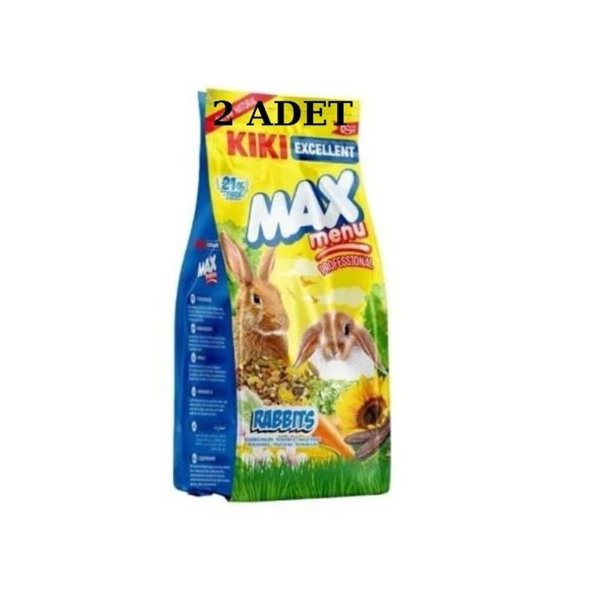 Kiki Excellent Max Menu Tavşan Yemi 500g 2 Adet