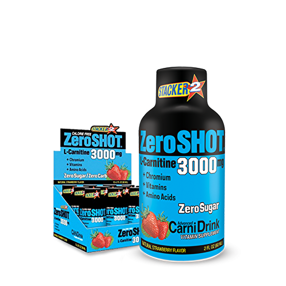 ZeroShot Çilek Aromalı Sıvı 3000 mg