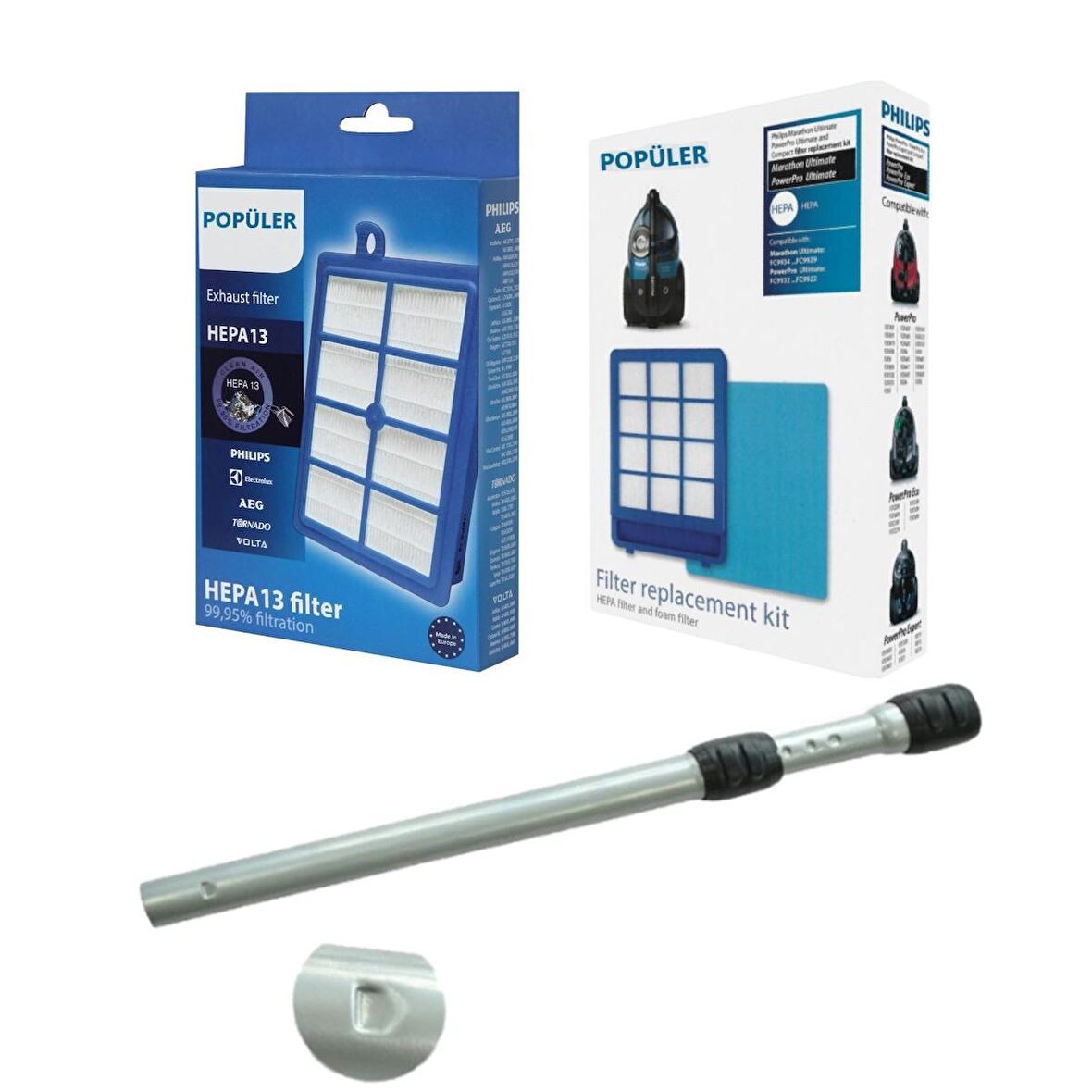 Philips FC 8785 Marathon Ultimate ÇELİK BORU+FİLTRE SETİ Uyumlu
