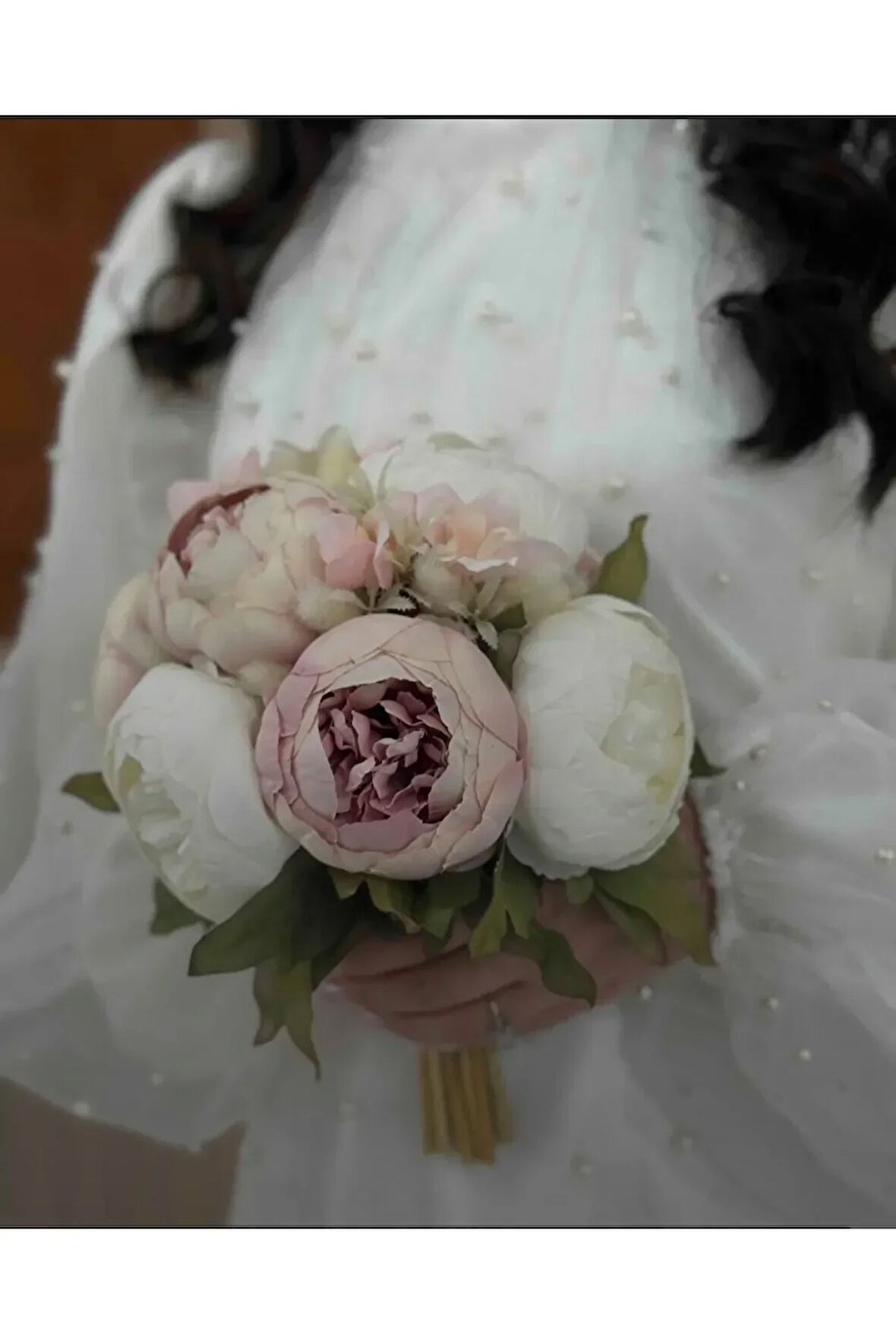 Yeni Sezon Soft Şakayık Gelin buketi ,Gelin Çiçeği