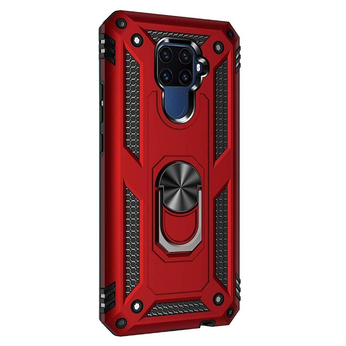 Gpack Huawei Mate 30 Lite Kılıf Vega Standlı Yüzüklü MıknatıslıNano Glass