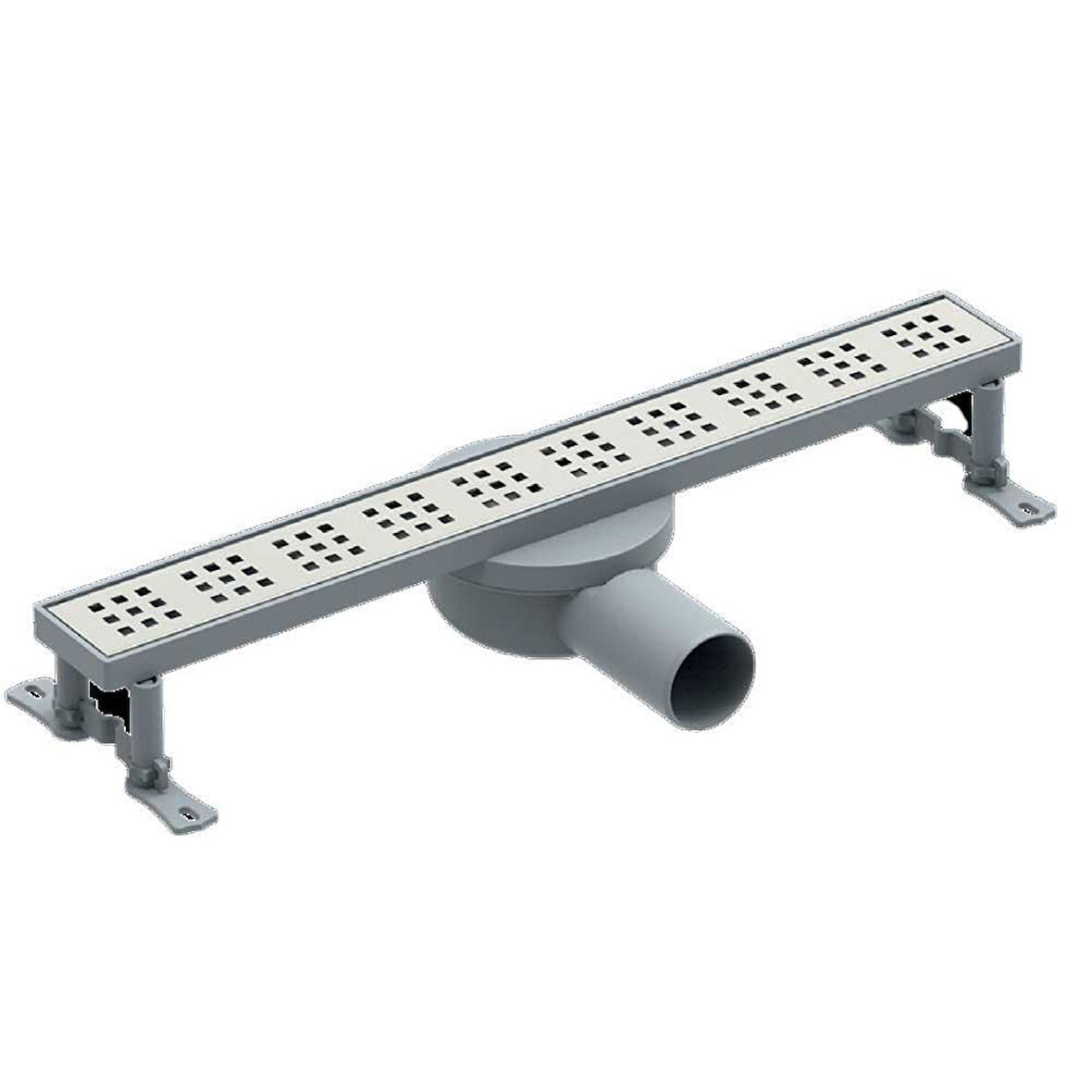 Maxiflow Duş Kanalı Pera Line Pas.Iz Ø50 50Cm Yan
