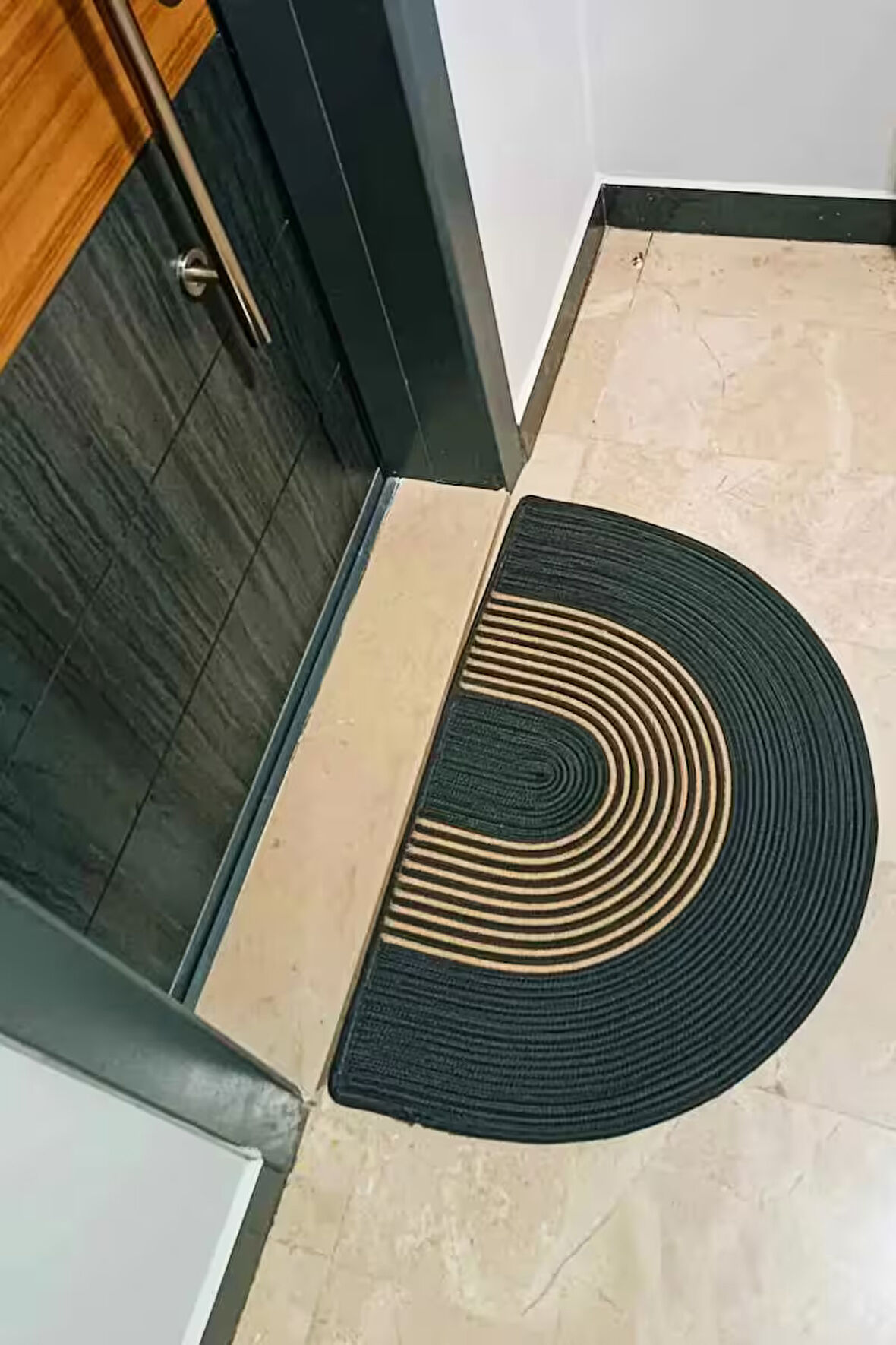 BHR Creative Jüt İp Kapı Önü D Model Paspas 