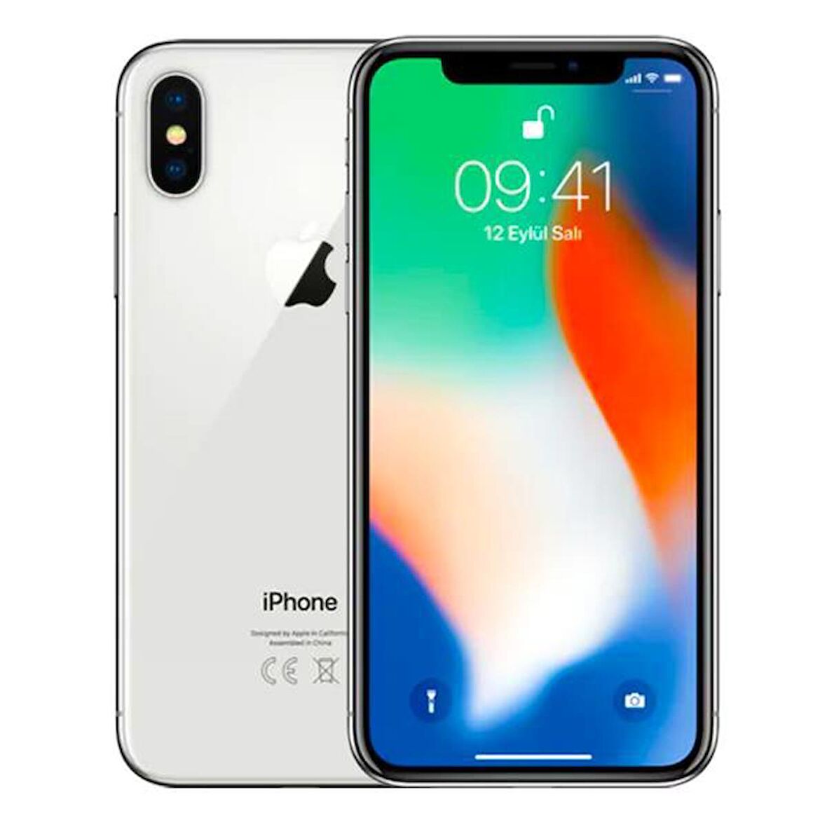 Apple iPhone X Silver 64GB Yenilenmiş A Kalite (12 Ay Garantili)