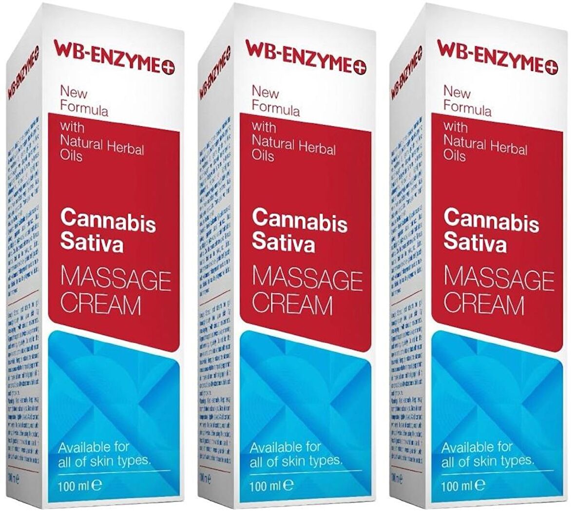 Wb-Enzym Care Cannabis Sativa Seed Oil 3x100 Ml Bakım Masaj Kremi Tohum Yağı Wb-Enzim