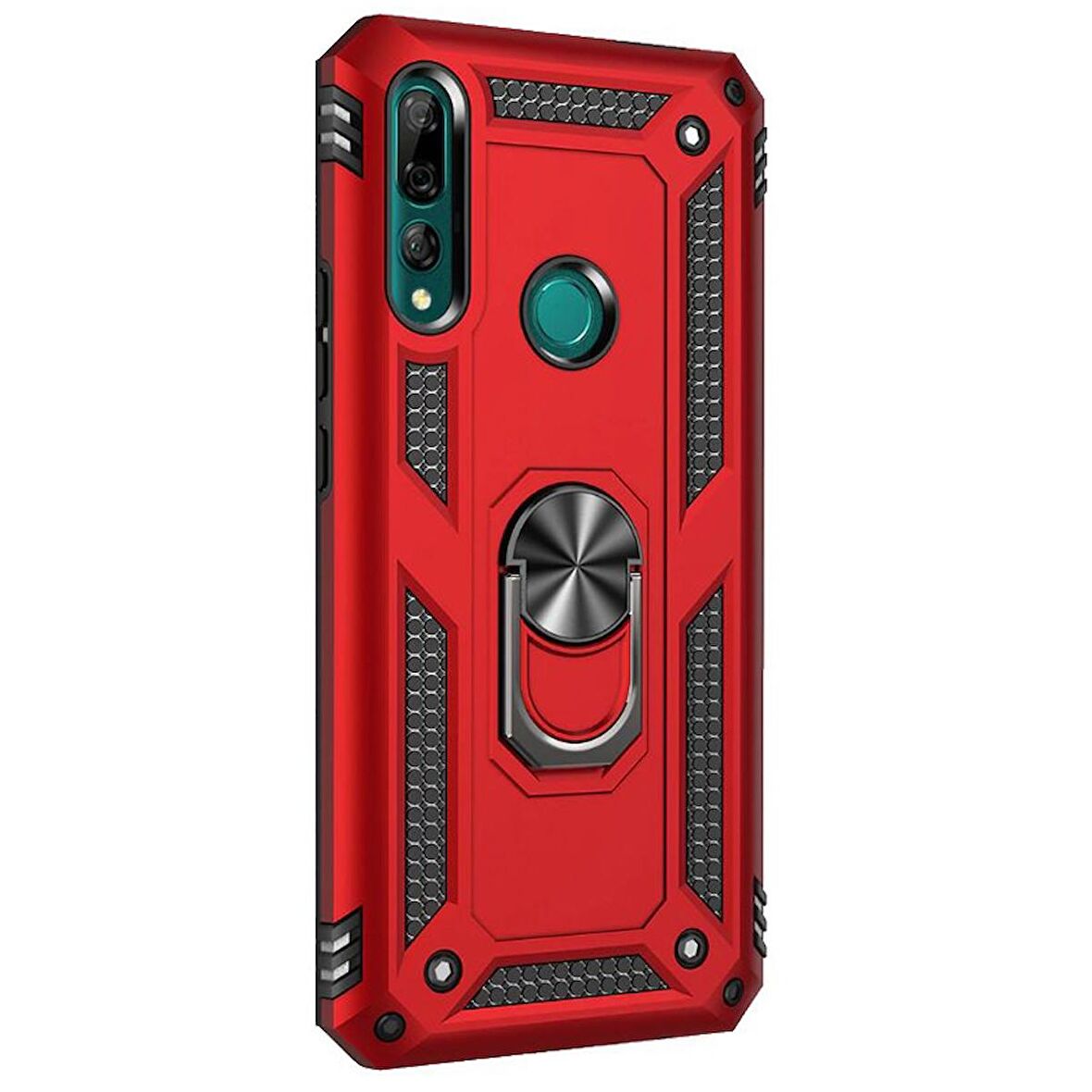 Gpack Huawei Y9 Prime 2019 Kılıf Vega Standlı Yüzüklü Mıknatıslı
