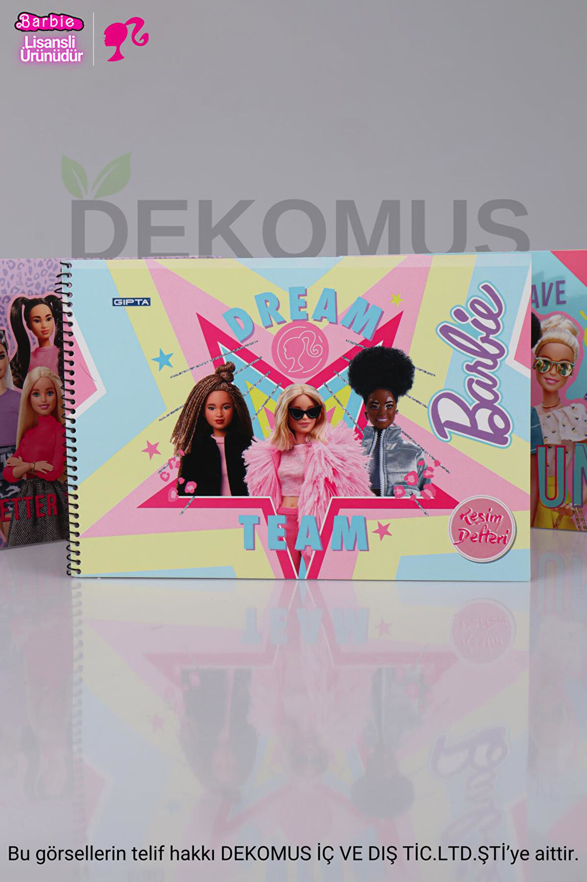 YENİ SEZON LİSANSLI BARBIE RESİM DEFTERİ 17x24 CM 15 YAPRAK